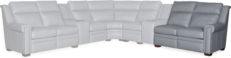 Bradington Young Luxury Motion Imagine RAF Loveseat Recliner At Arm - W/Articulating HR 960-56
