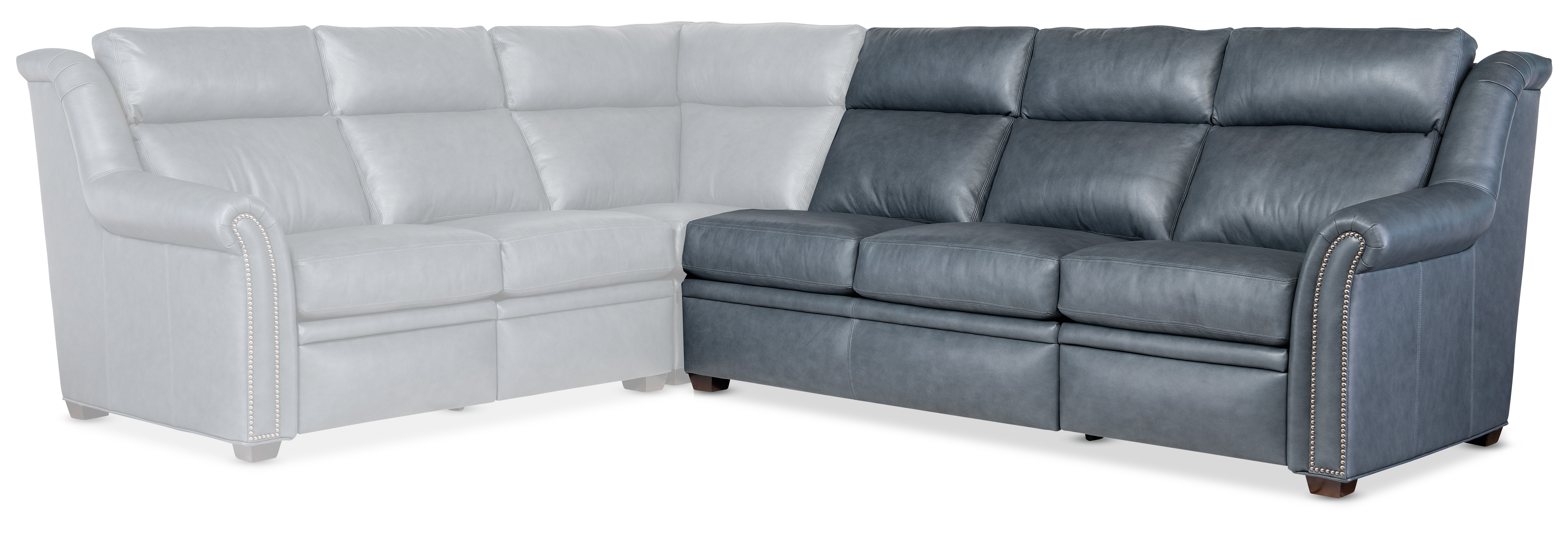 Bradington Young Robinson Right Arm Facing Reclining Sofa - Two Piece Back 206-62-2