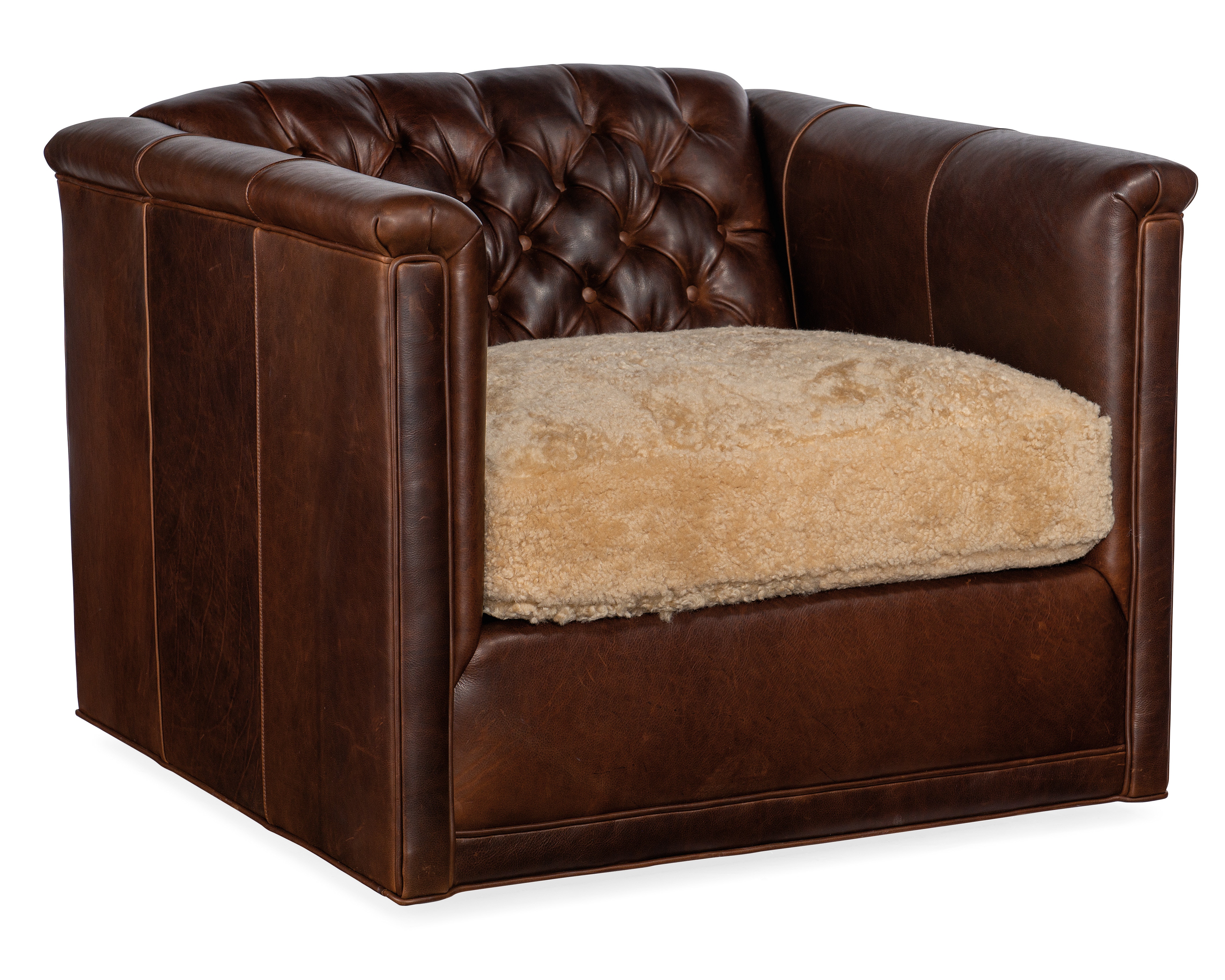  Jaden Swivel Tufted Chair 