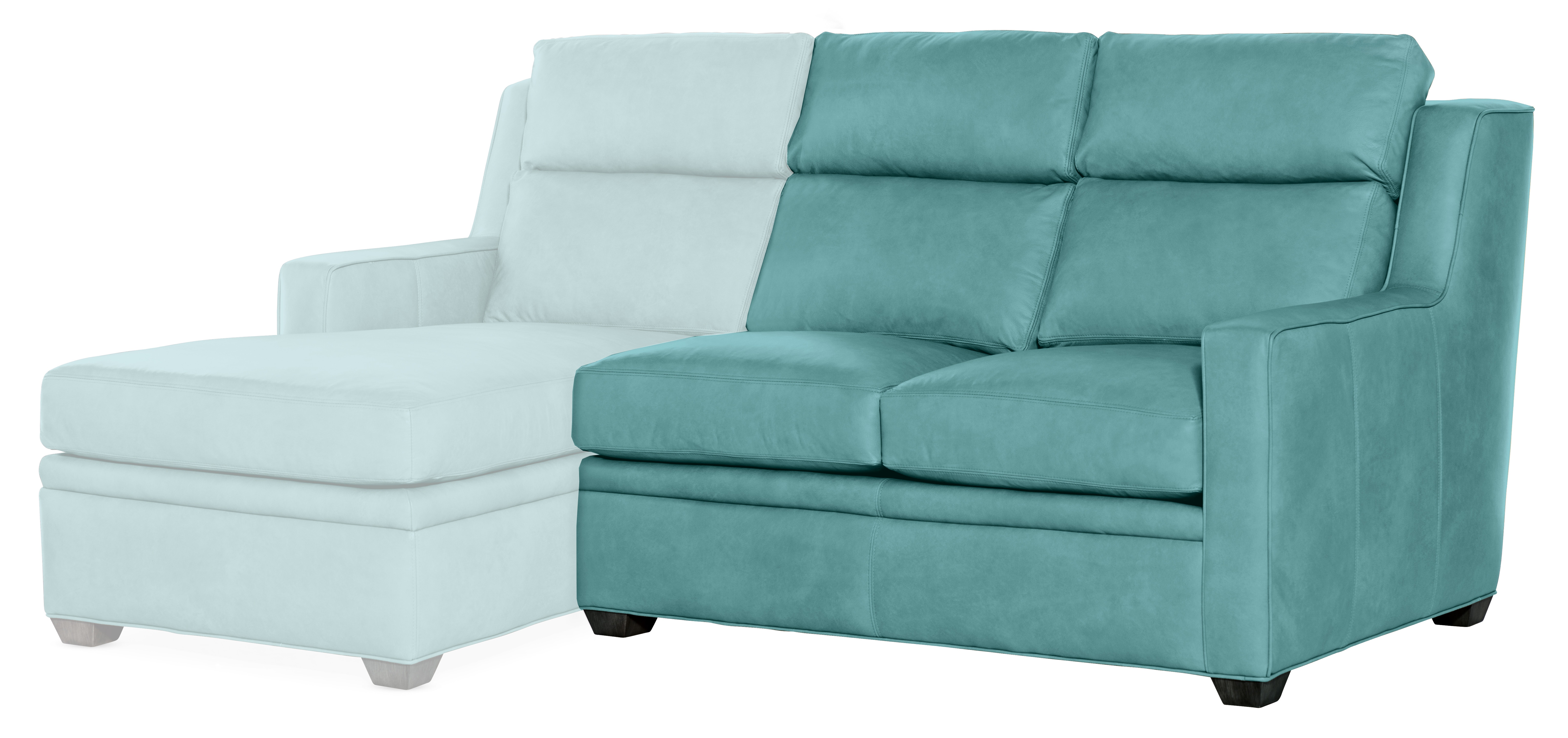 Bradington Young Raymond Right Arm Facing Loveseat - Two Piece Back 201-58-2