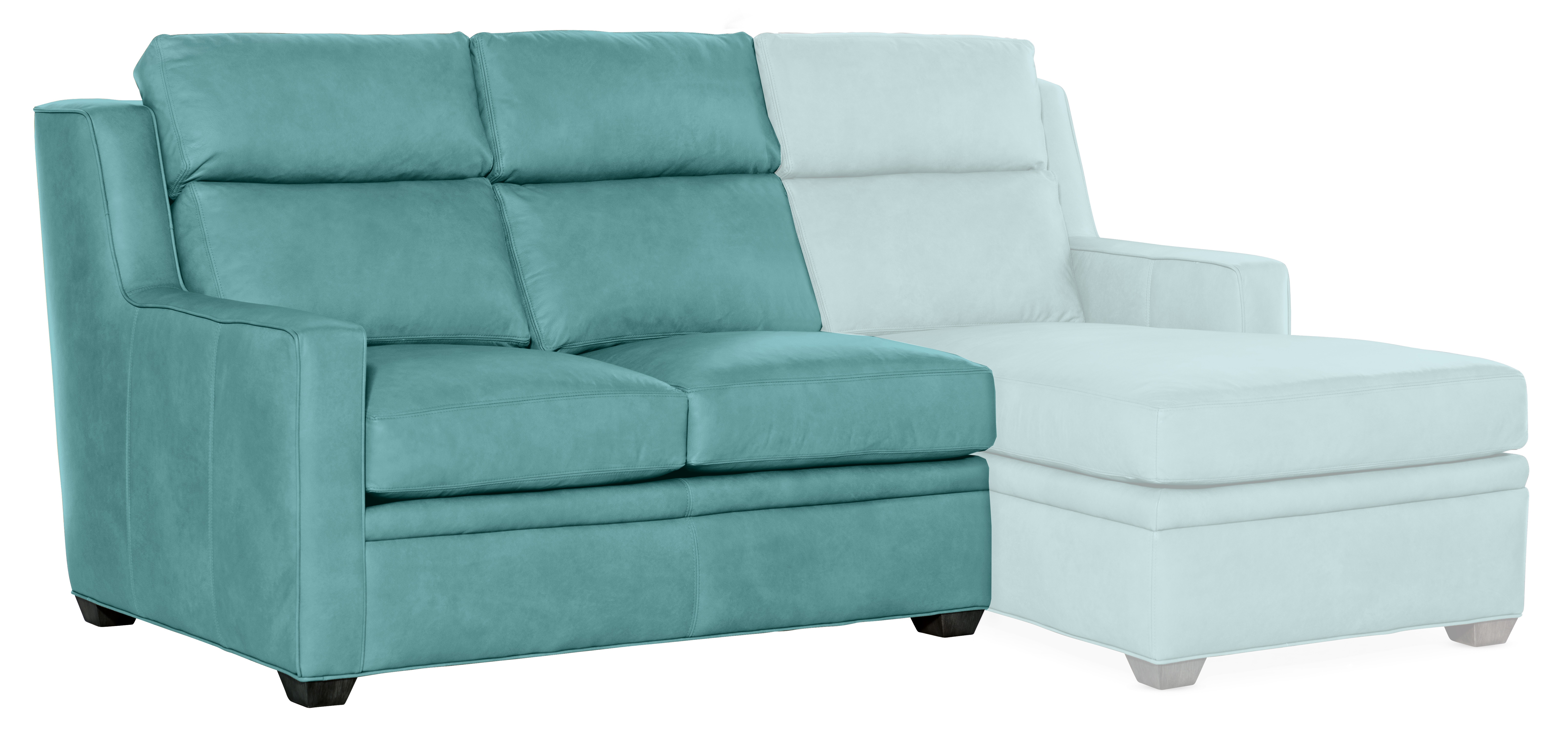 Bradington Young Raymond Left Arm Facing Loveseat - Two Piece Back 201-57-2