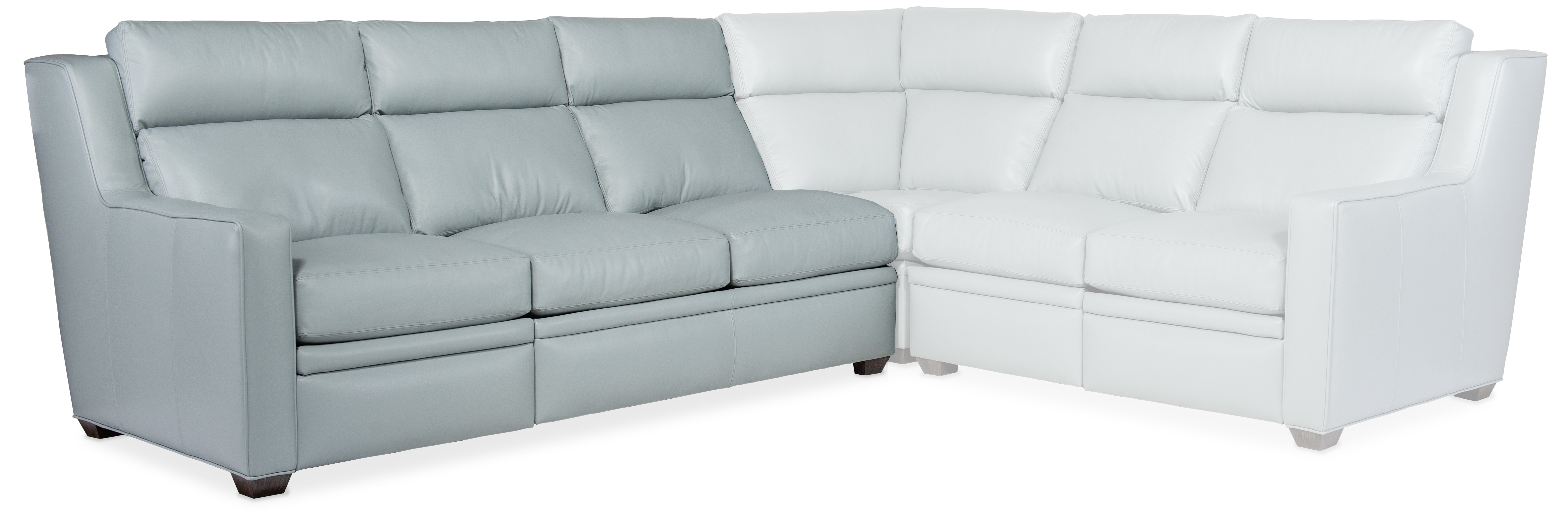 Bradington Young Raymond Left Arm Facing Reclining Sofa with Power Headrest - Two Piece Back 201-61-2