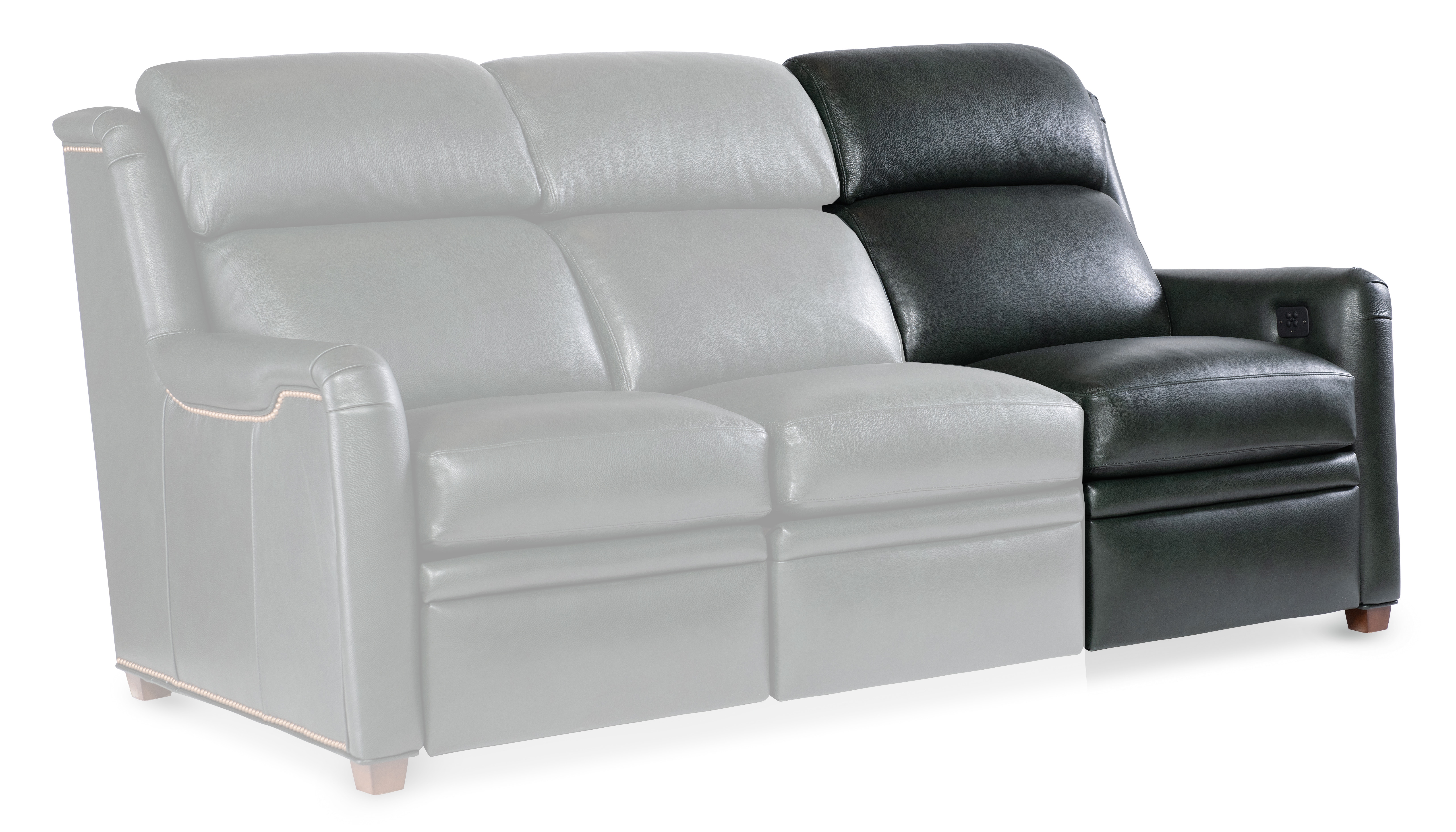 Bradington-Young Kylan Right Arm Facing Reclining Chair with Power Headrest 910-18