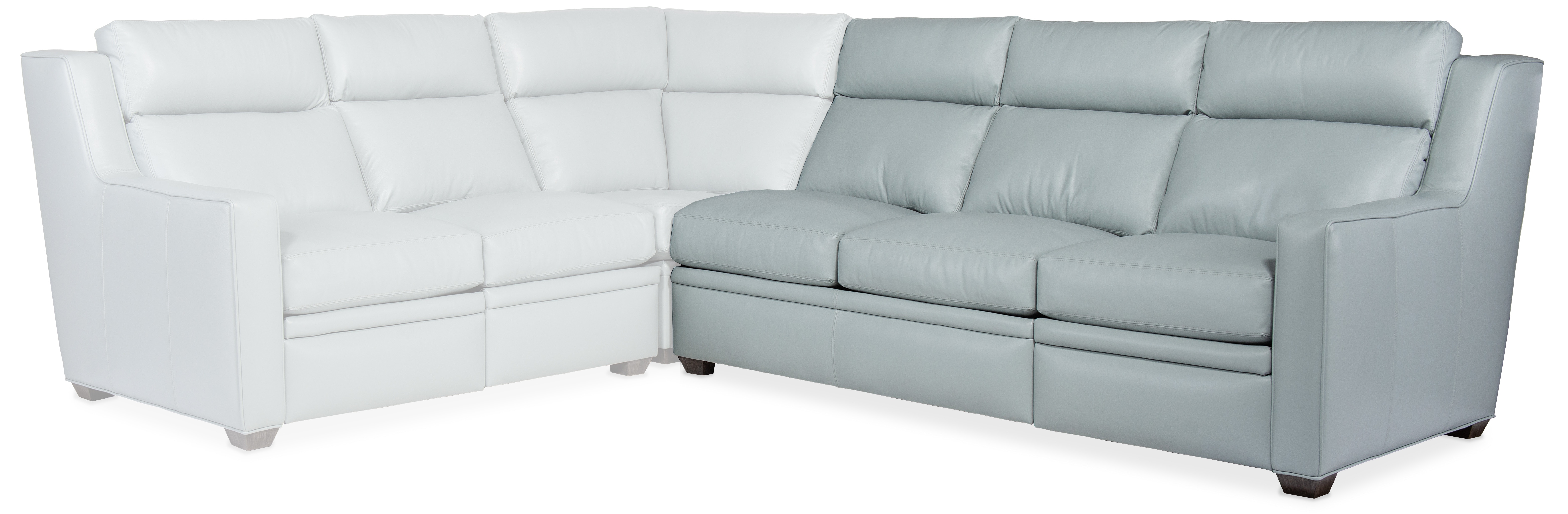 Bradington Young Raymond Right Arm Facing Reclining Sofa with Power Headrest - Two Piece Back 201-62-2