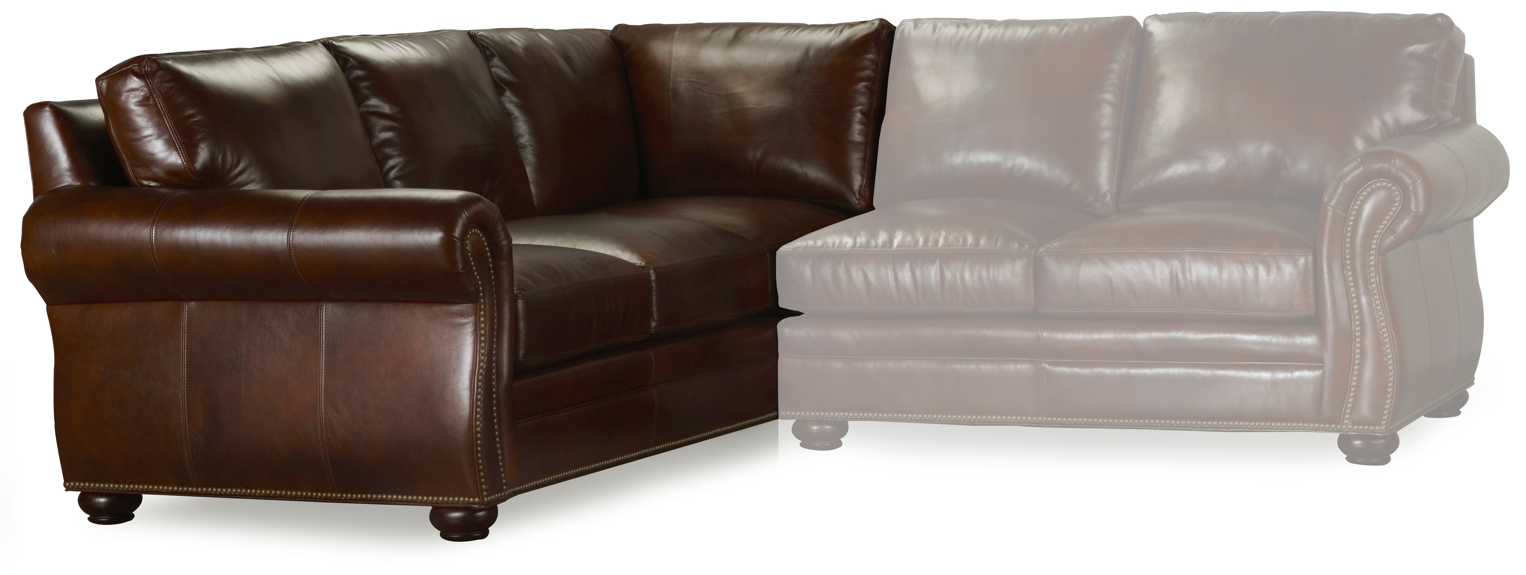Bradington-Young Sterling Left Arm Facing Corner Return Sofa 221-93