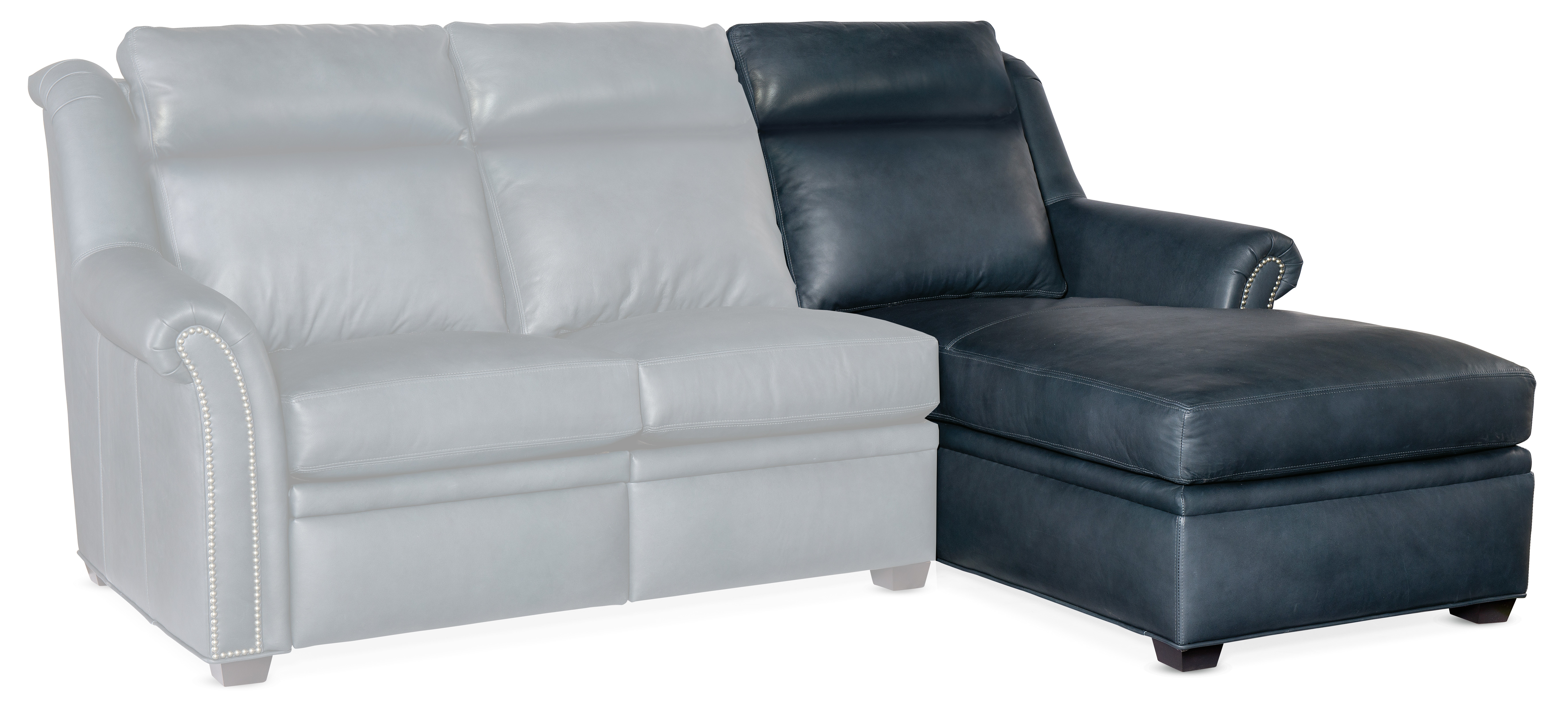 Bradington Young Robinson Right Arm Facing Chaise - Two Piece Back 206-42-2