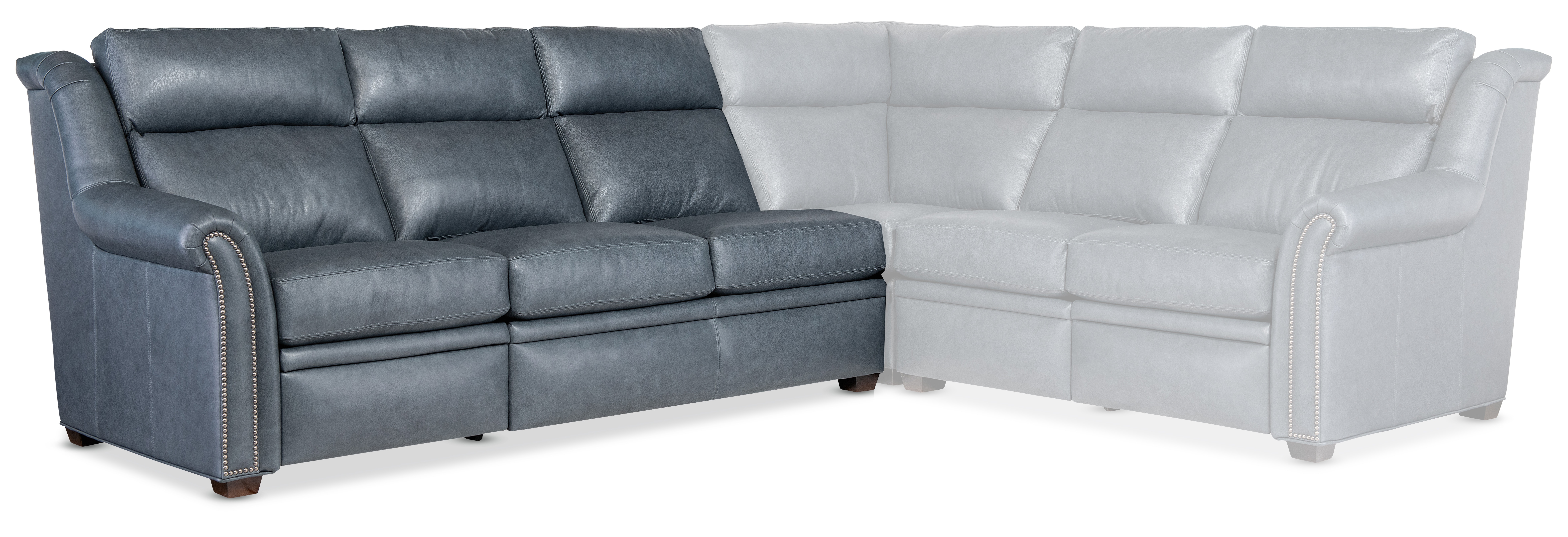 Bradington Young Robinson Left Arm Facing Reclining Sofa - Two Piece Back 206-61-2
