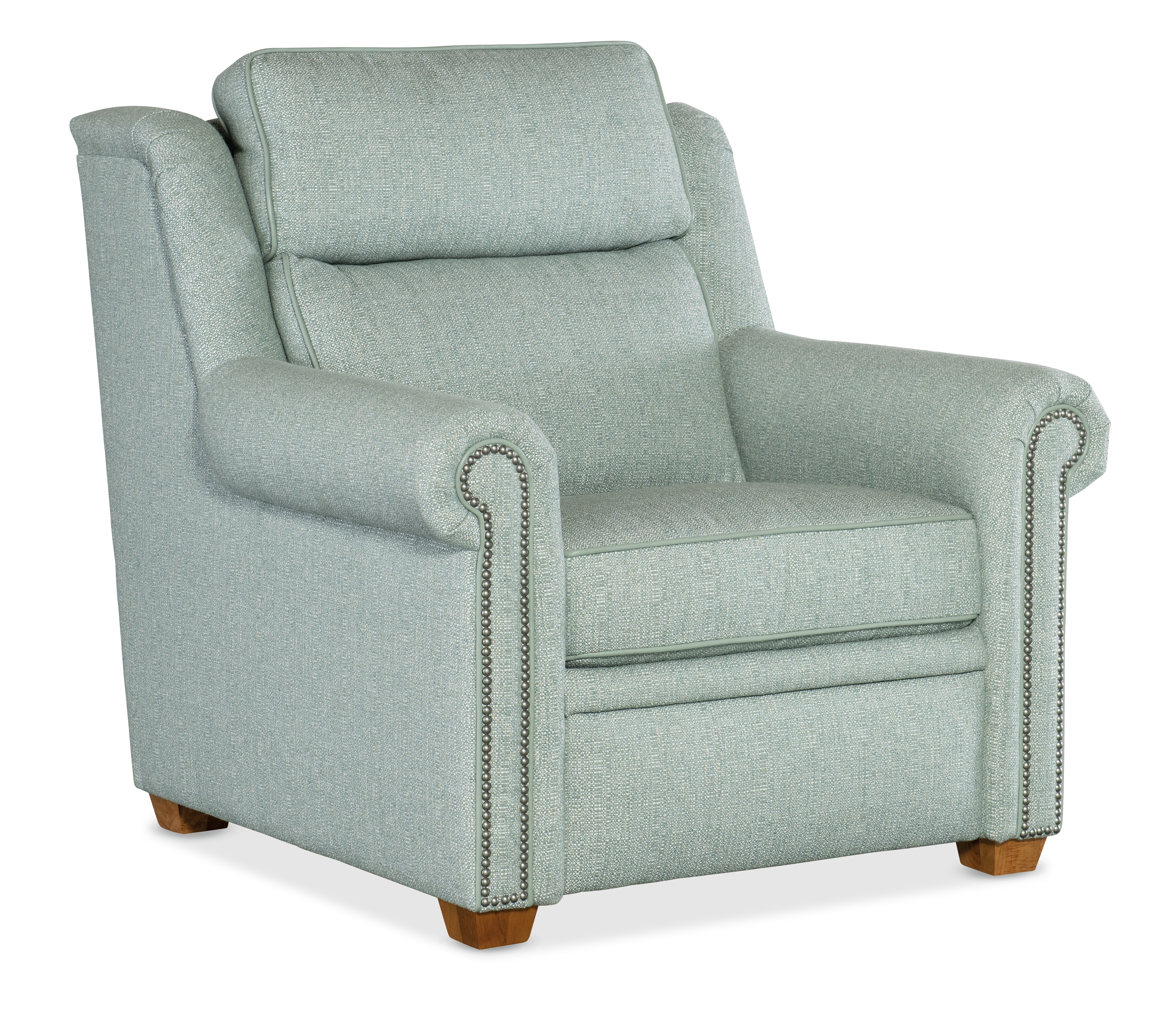 Bradington Young Reece Reclining Chair with Power Headrest - Two Piece Back 202-35-2
