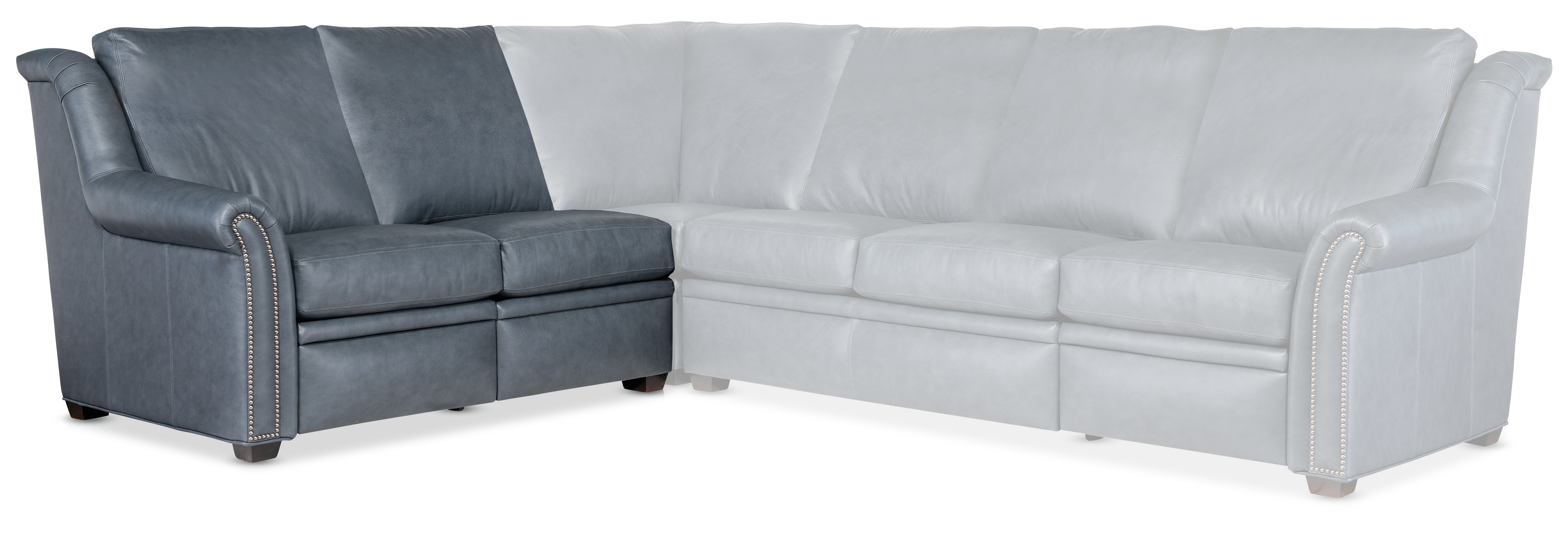 Bradington Young Robinson Left Arm Facing Reclining Loveseat with Power Headrest 206-55