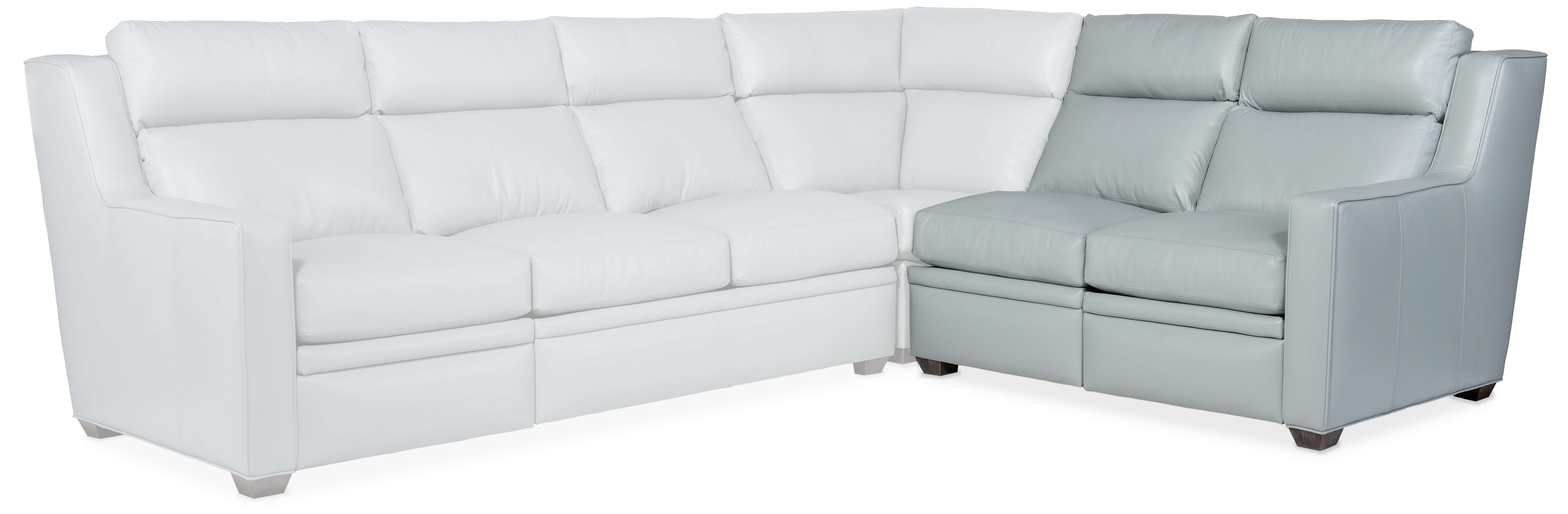 Bradington Young Raymond Right Arm Facing Reclining Loveseat with Power Headrest - Two Piece Back 201-56-2