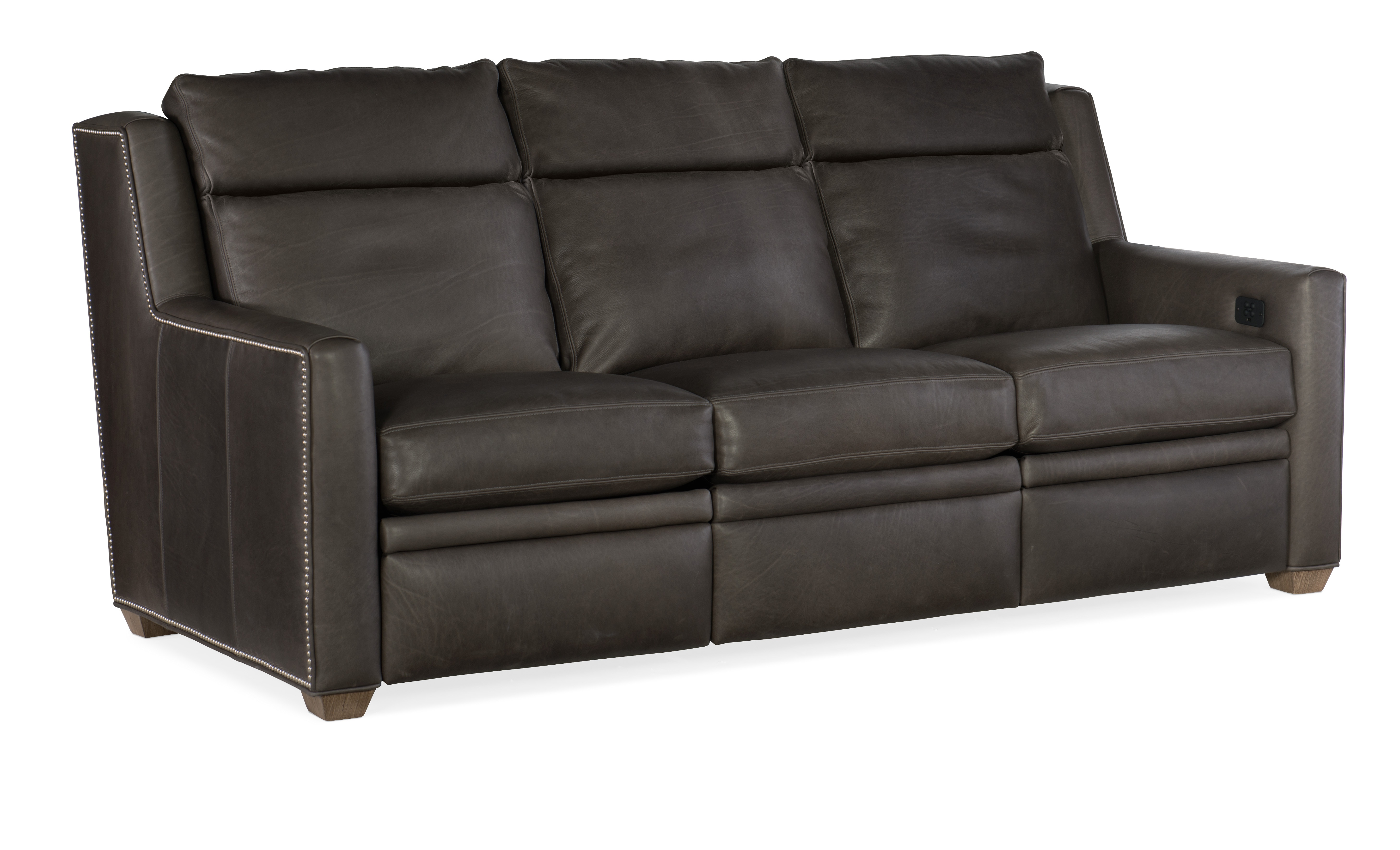 Bradington Young Revelin Reclining Sofa with Power Headrest - Two Piece Back 203-90-2