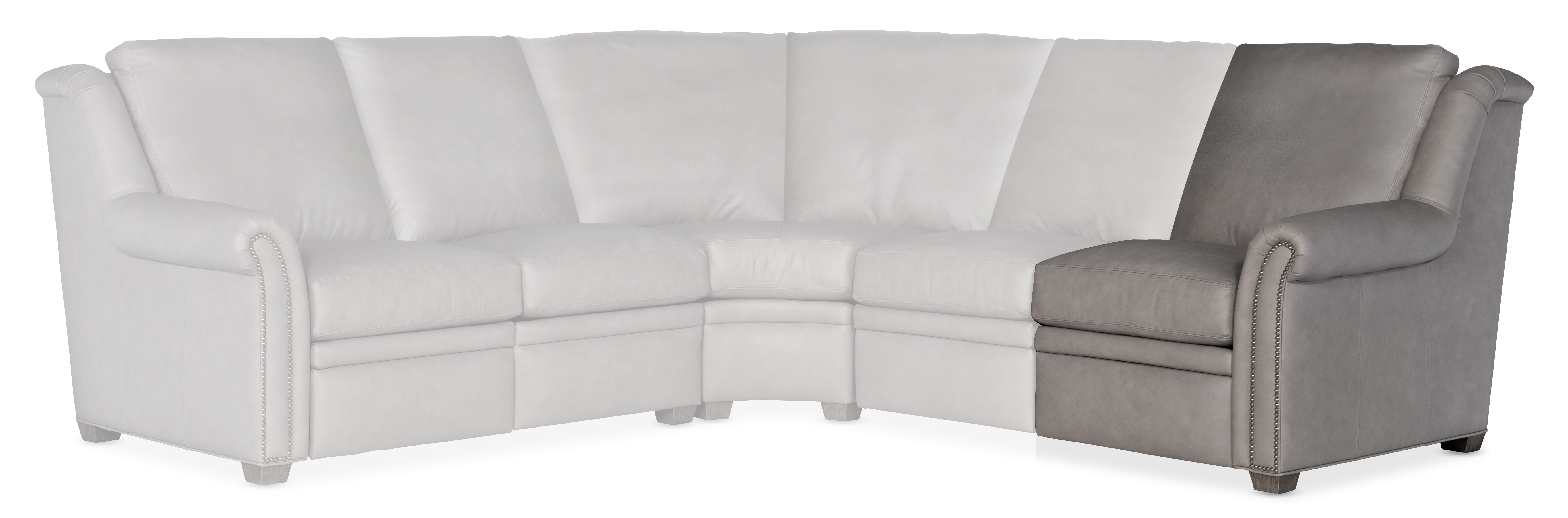 Bradington Young Robinson Right Arm Facing Reclining Chair with Power Headrest 206-18