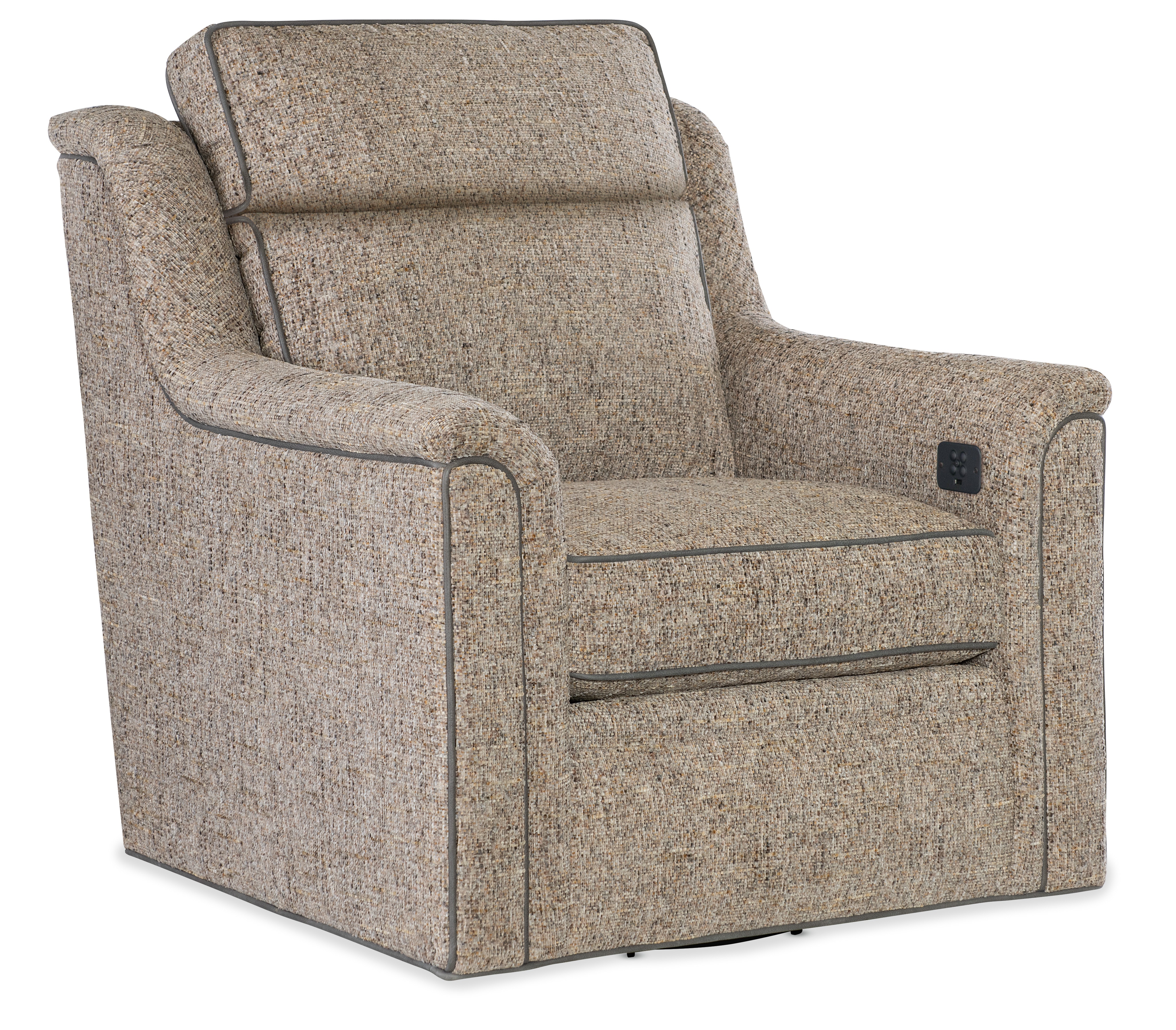 Bradington Young Raiden Swivel Chair - Two Piece Back 204-25SW-2