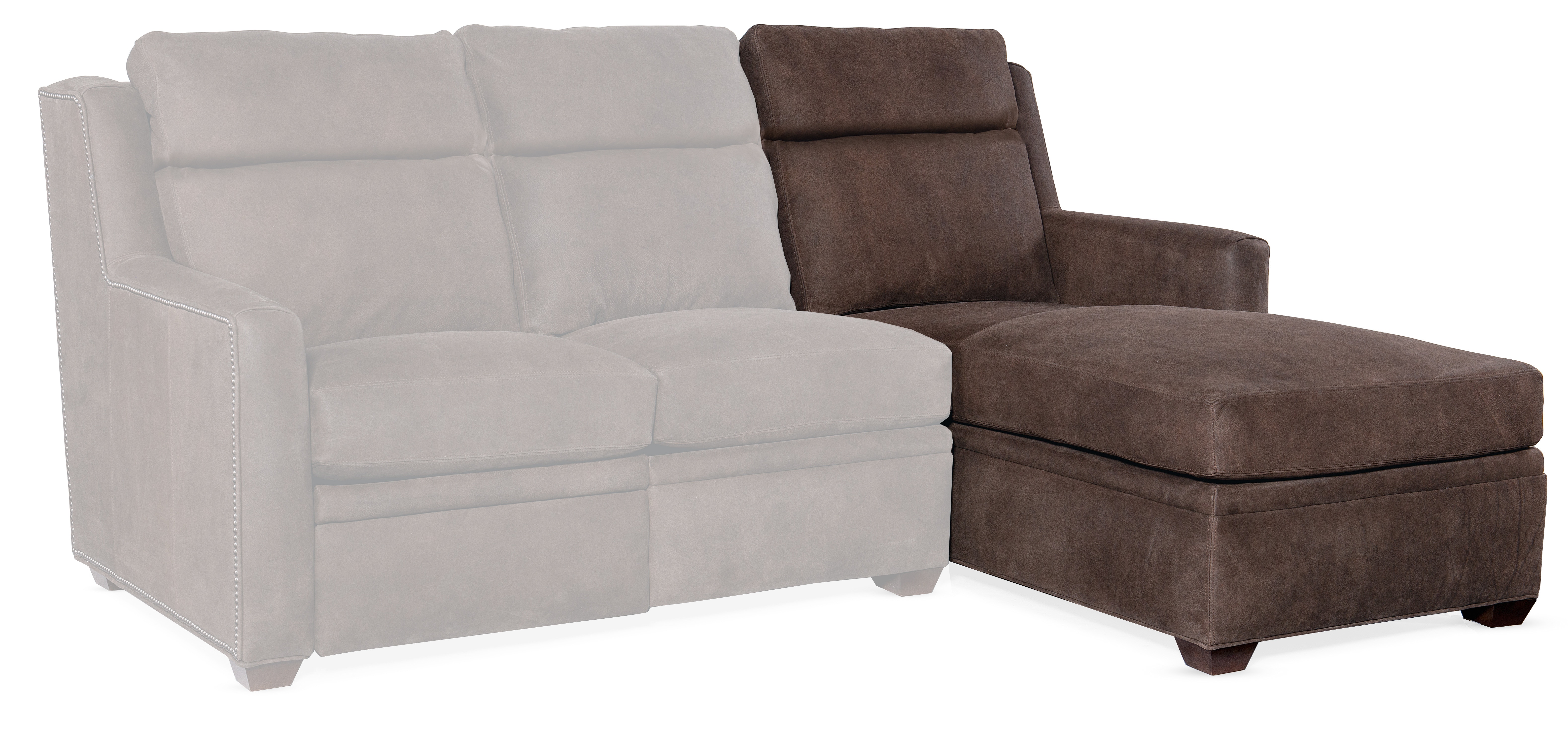 Bradington Young Revelin Right Arm Facing Chaise - Two Piece Back 203-42-2