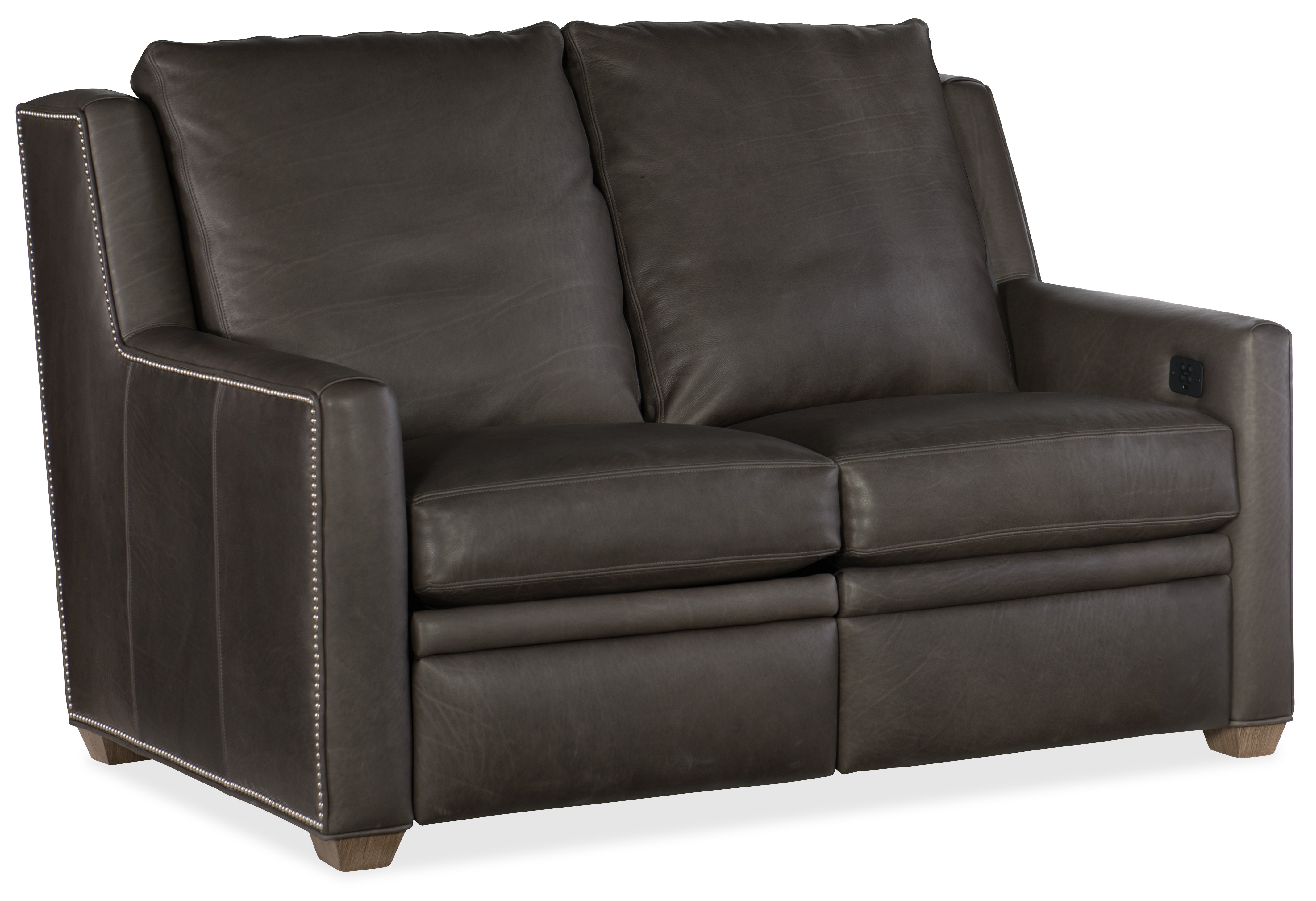 Bradington Young Revelin Reclining Loveseat with Power Headrest 203-70