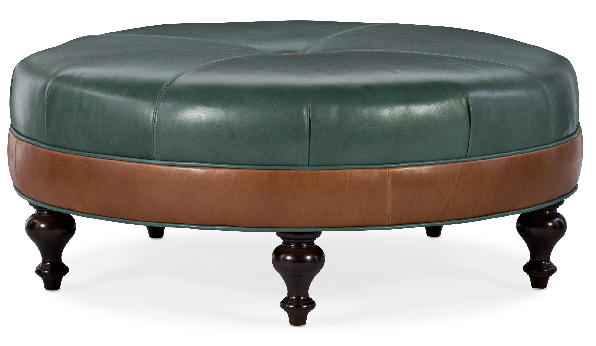 Bradington-Young XL Well-Rounded Round Ottoman 806-RD