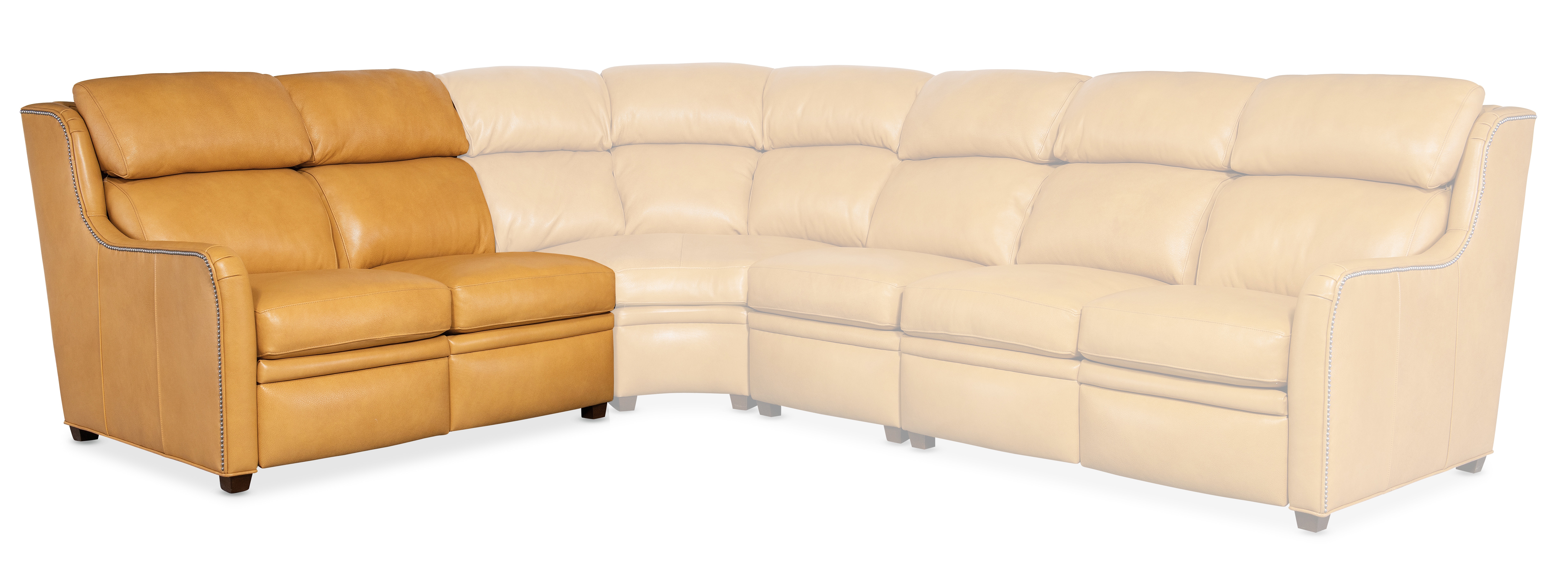 Bradington-Young Benson Left Arm Facing Reclining Loveseat 951-55