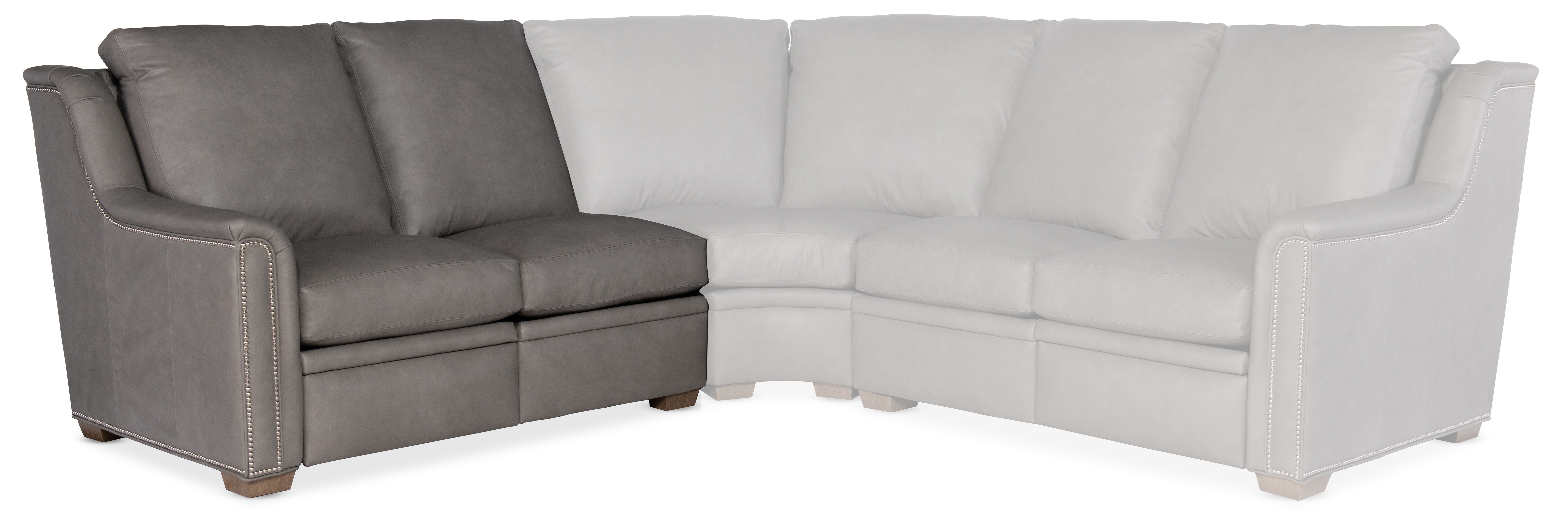 Bradington Young Raiden Left Arm Facing Reclining Loveseat with Power Headrest 204-55
