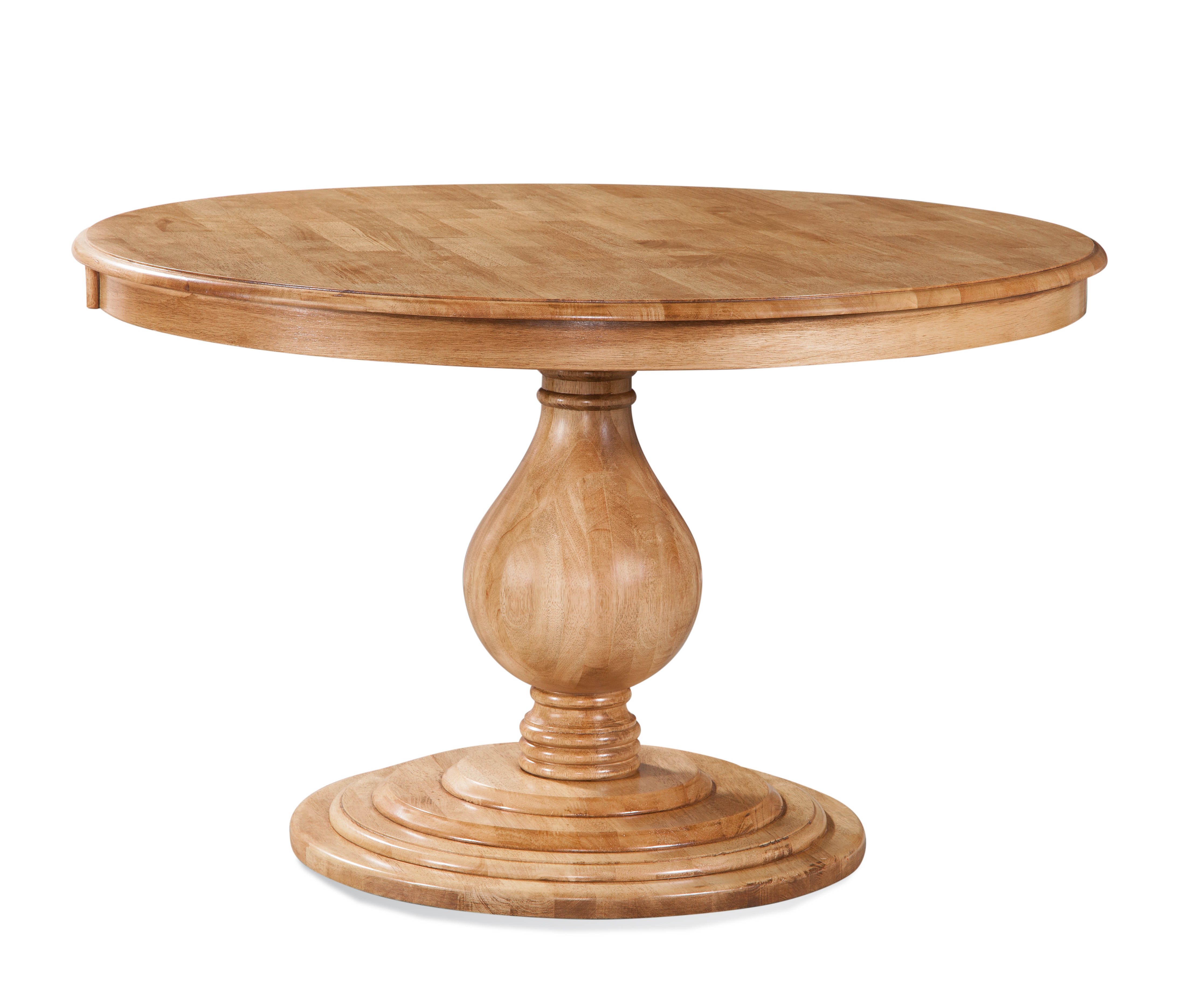 48 round solid wood deals dining table