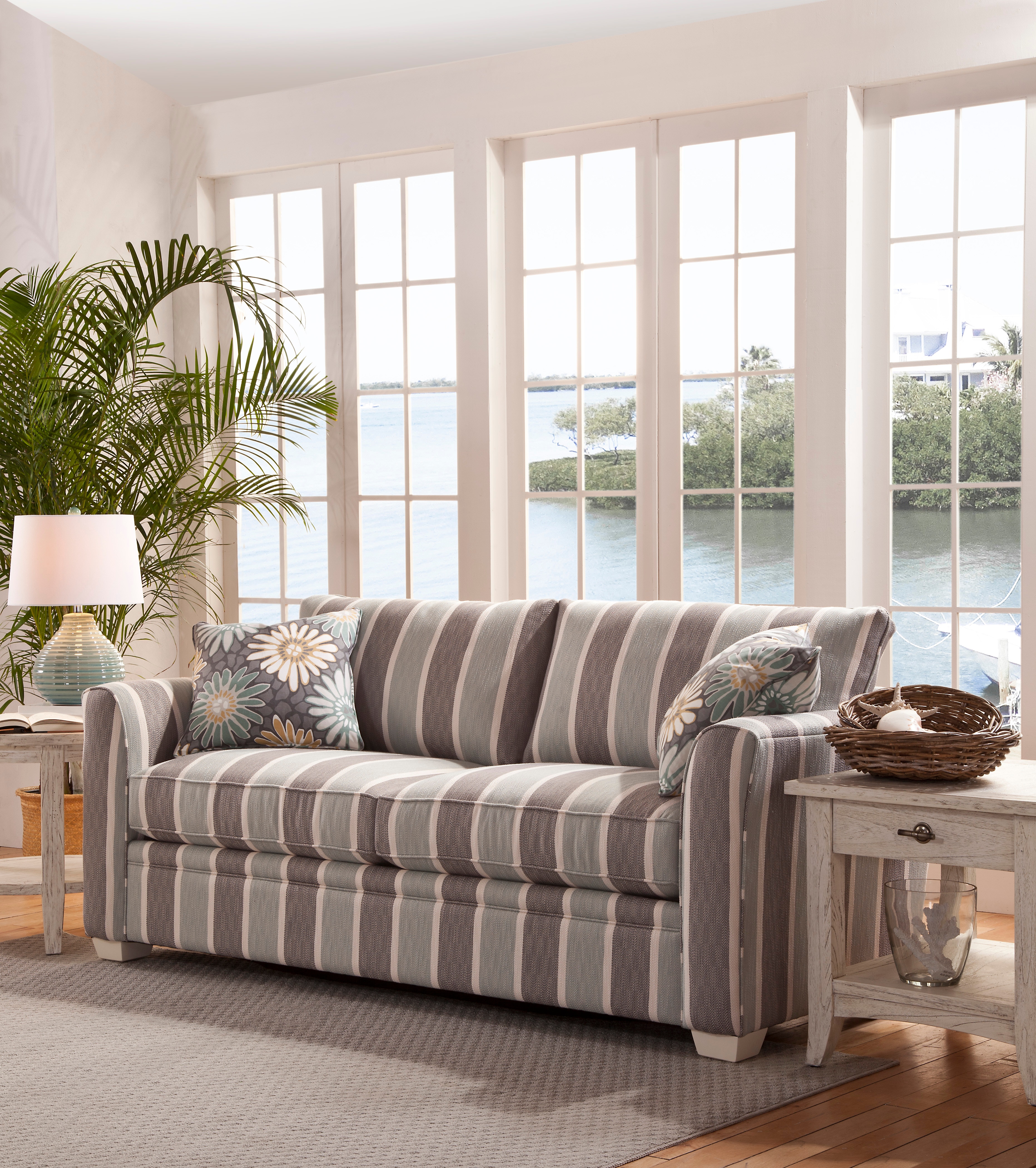 Braxton Culler Living Room Bridgeport 2 over 2 Sofa 560011 Seaside