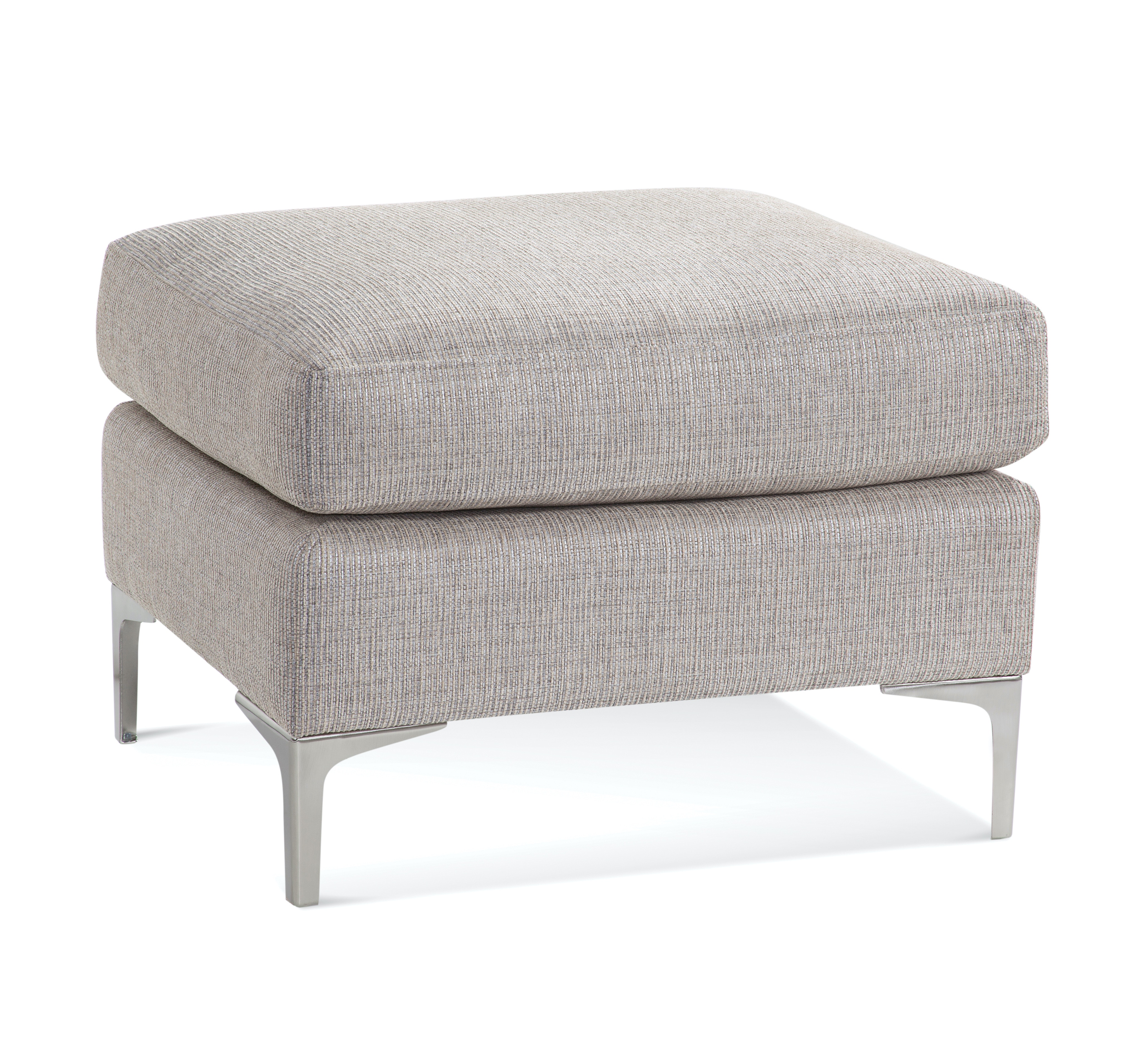 Braxton Culler Living Room Houston Ottoman with Metal Legs 707009F