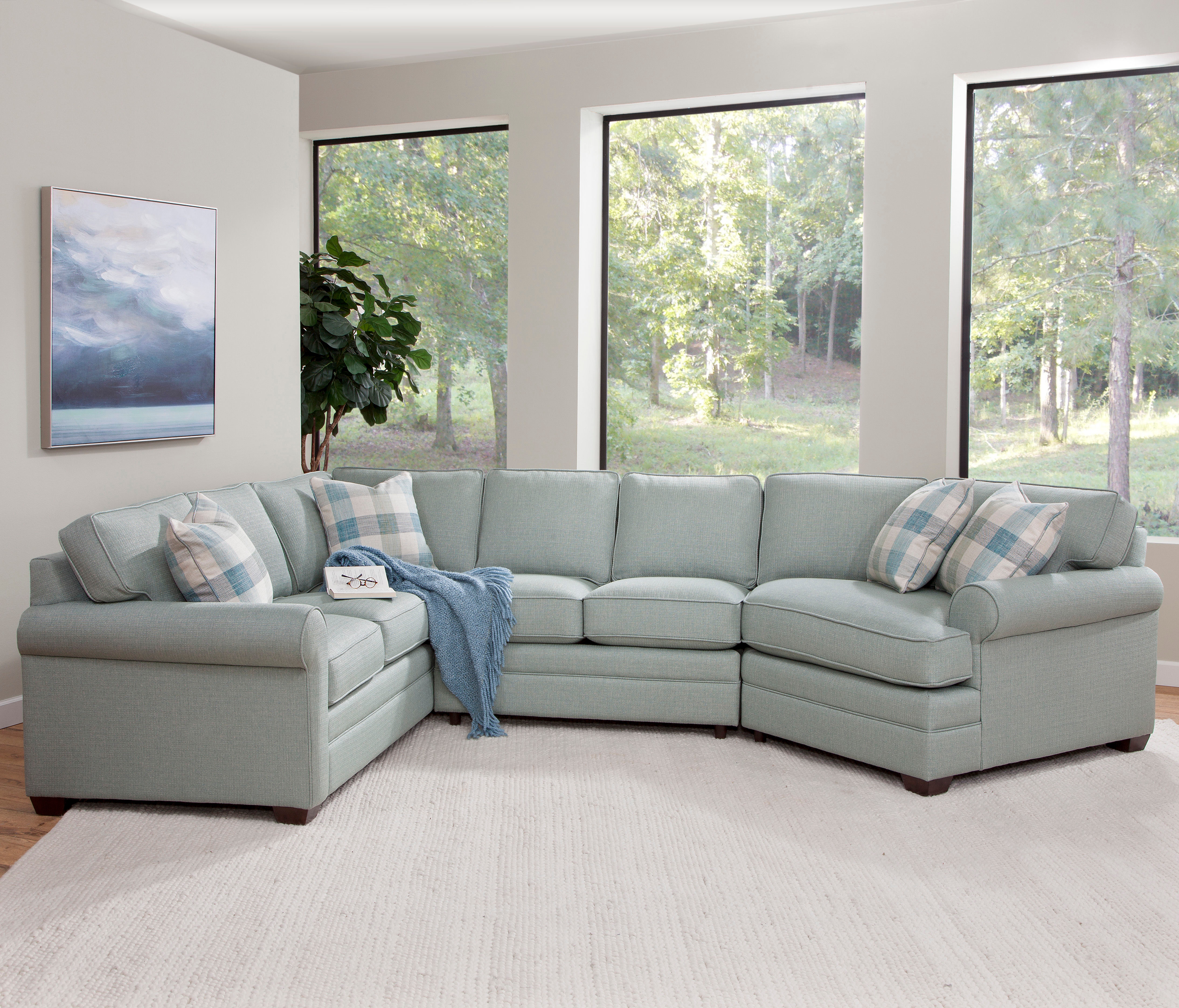 Bedford Three-Piece Cuddle Sectional 728-3PC-SEC1 by ...