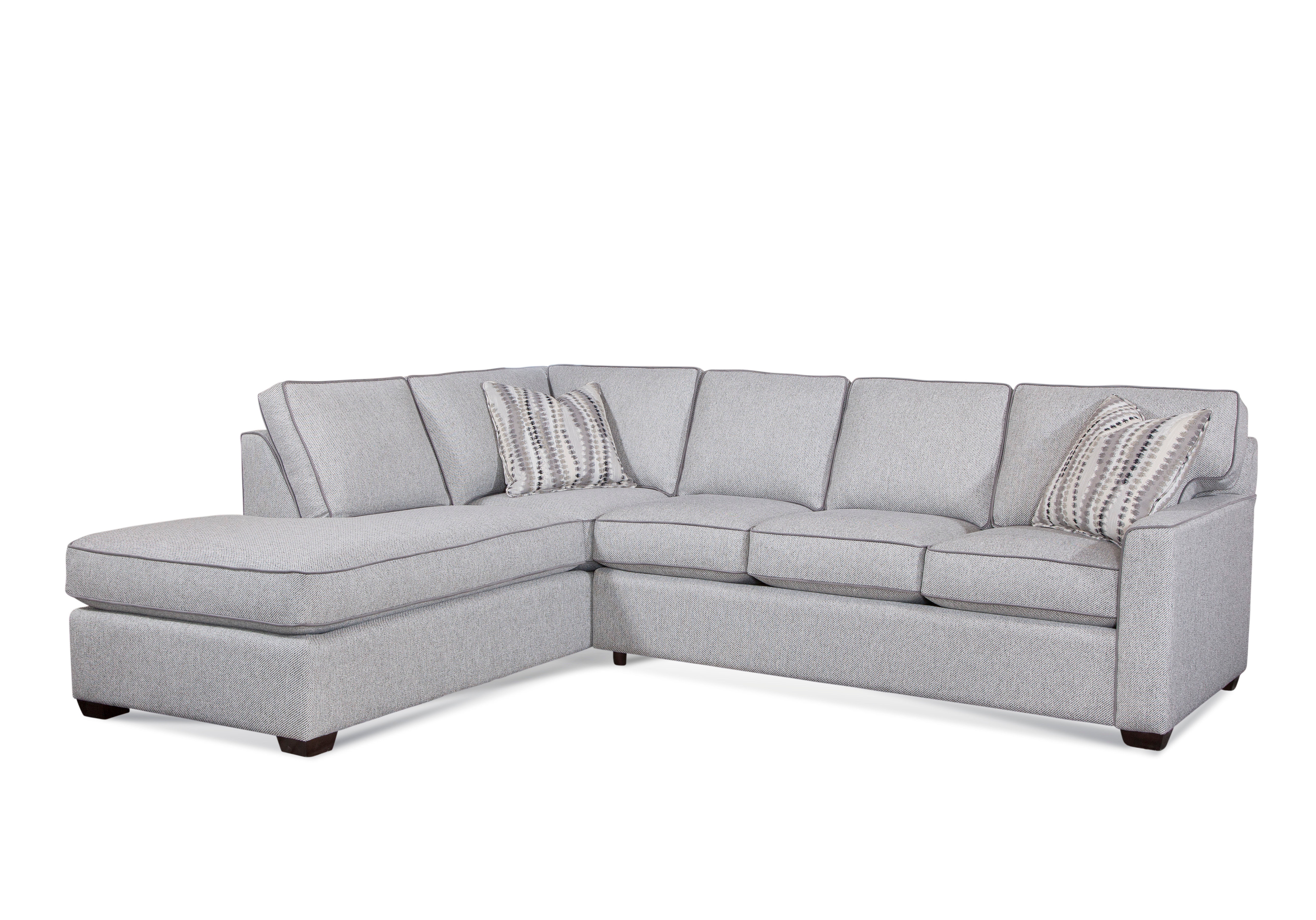 Braxton Culler Living Room Easton 2-Piece Bumper Sectional ...