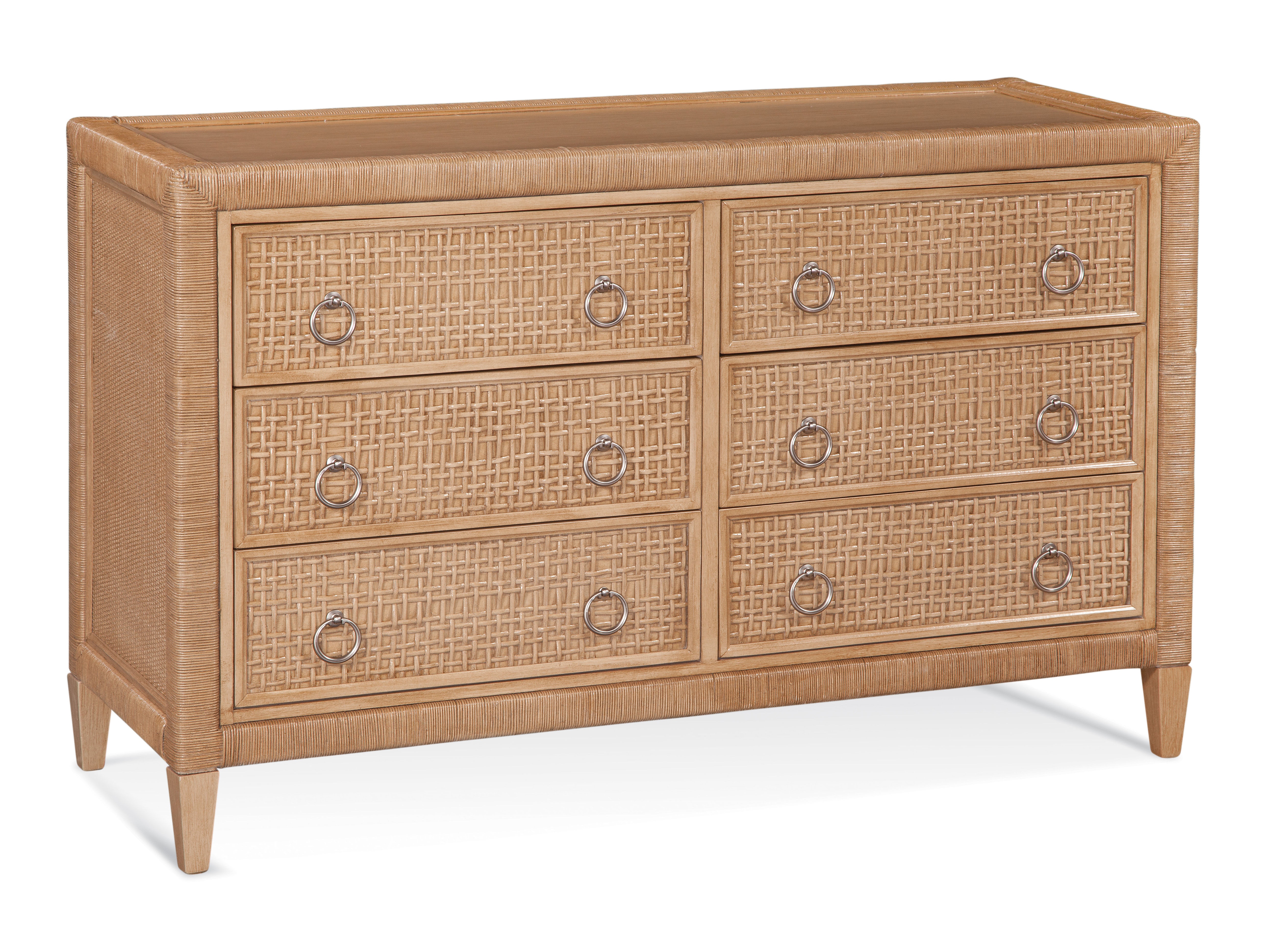 Braxton Culler Bedroom Naples Six Drawer Dresser 807 041 Hickory