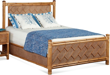 Bramble Bedroom Covington Rattan Bed 26992 - Pamaro Shop Furniture