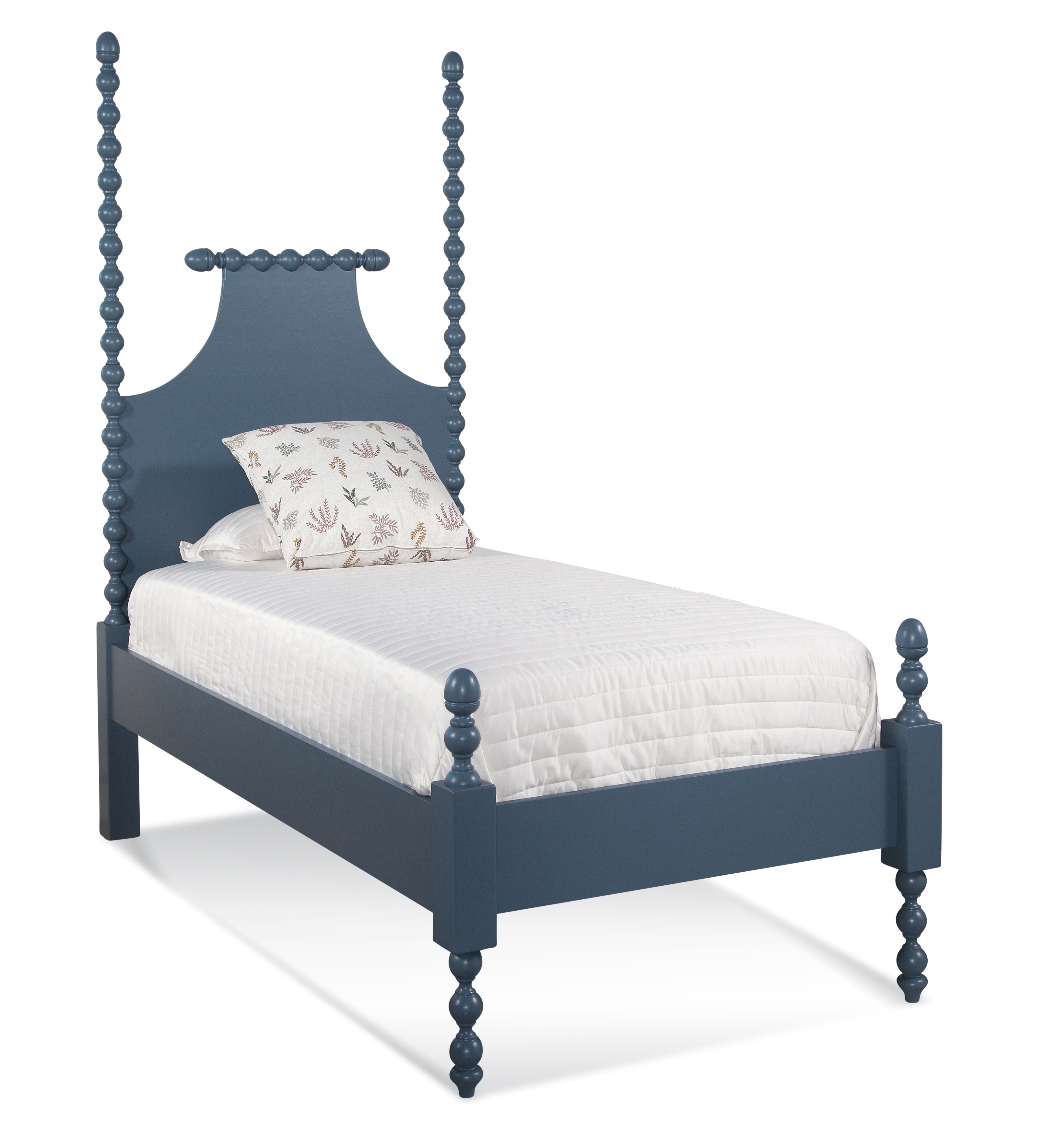 Braxton Culler Bedroom Emily Twin Four Post Spindle Bed 848-020