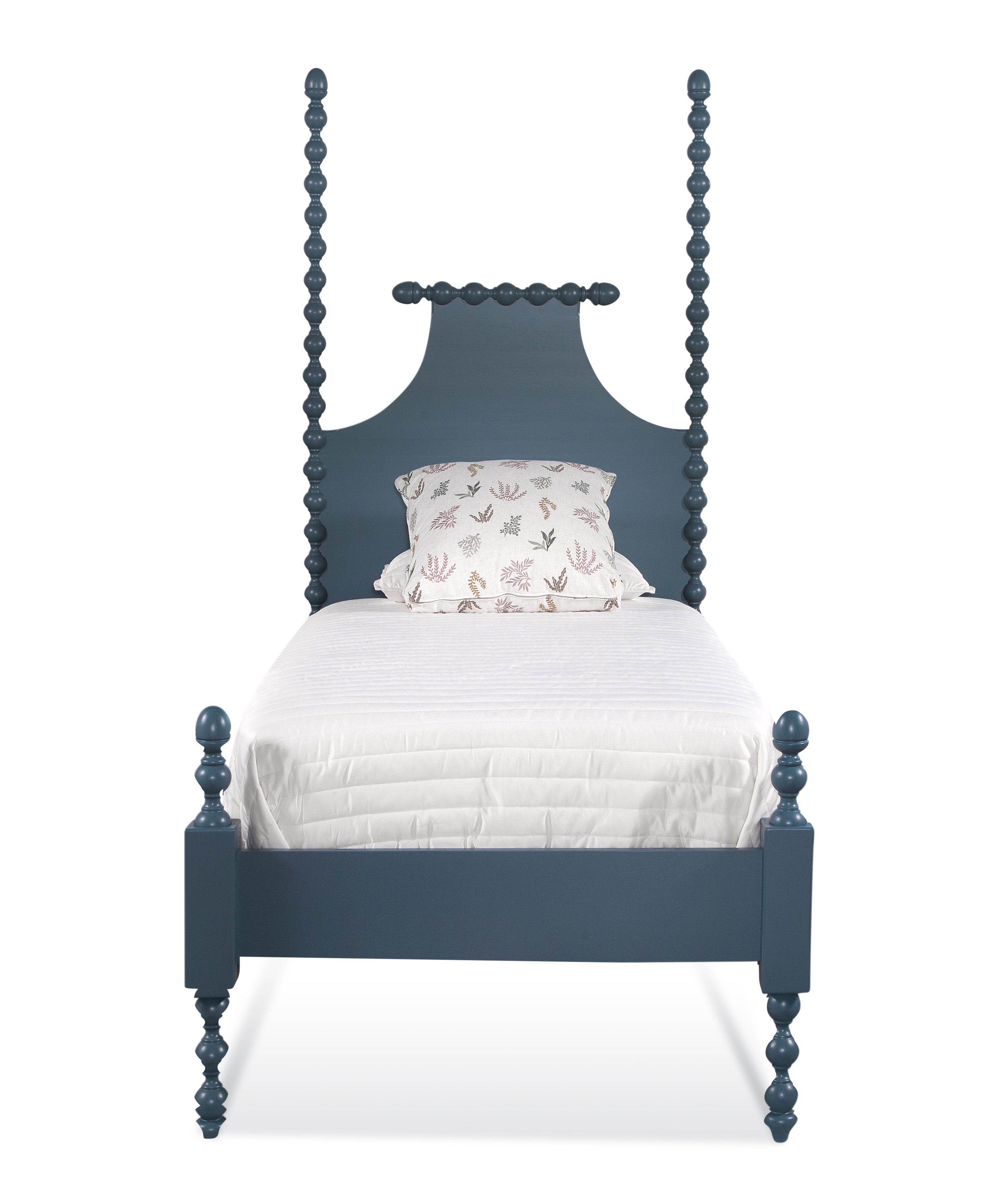 Braxton Culler Bedroom Emily Twin Four Post Spindle Bed 848-020