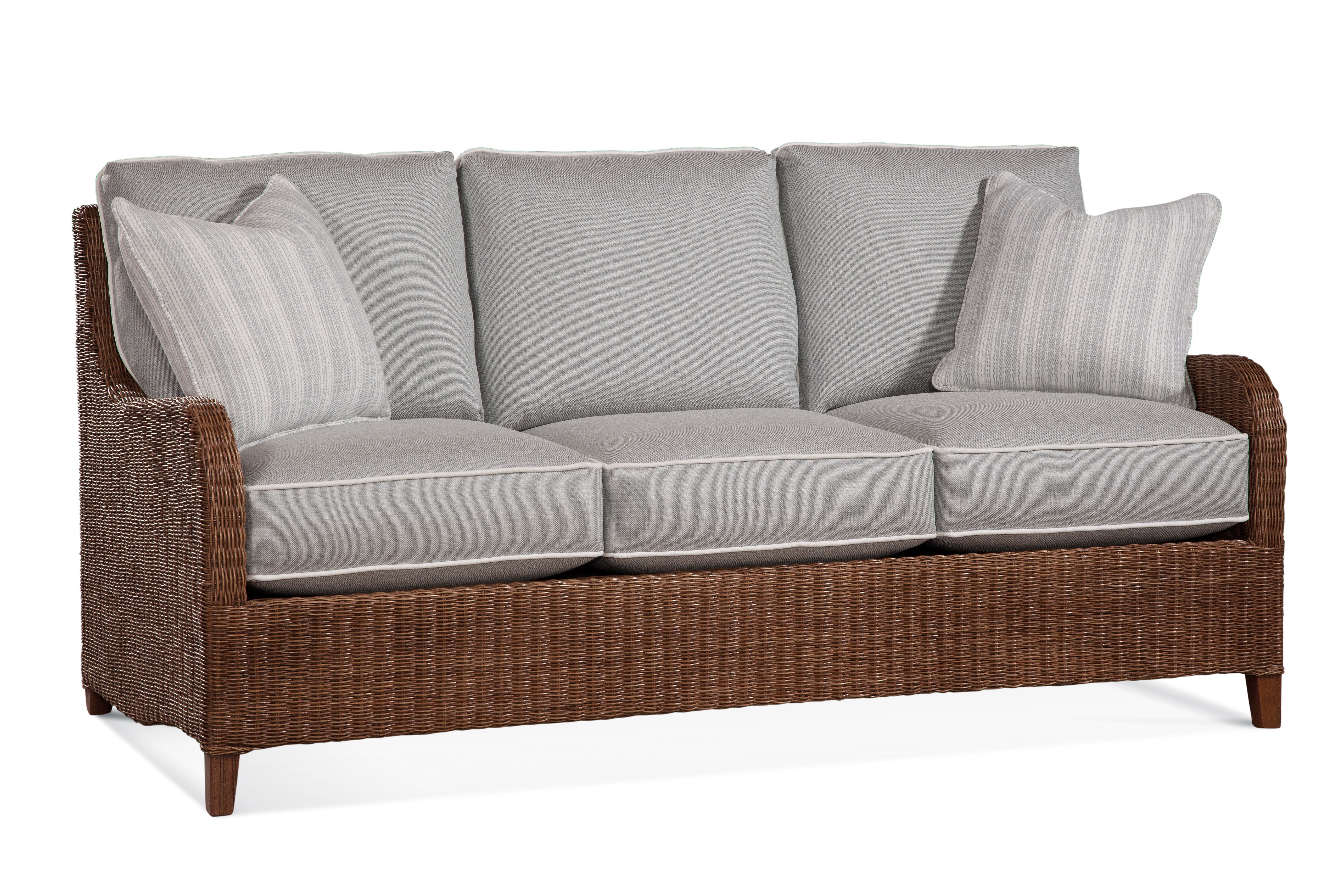 white wicker sleeper sofa