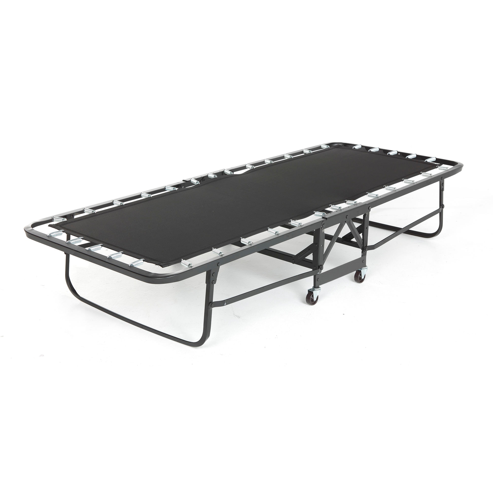 Rollaway single deals folding steel bed