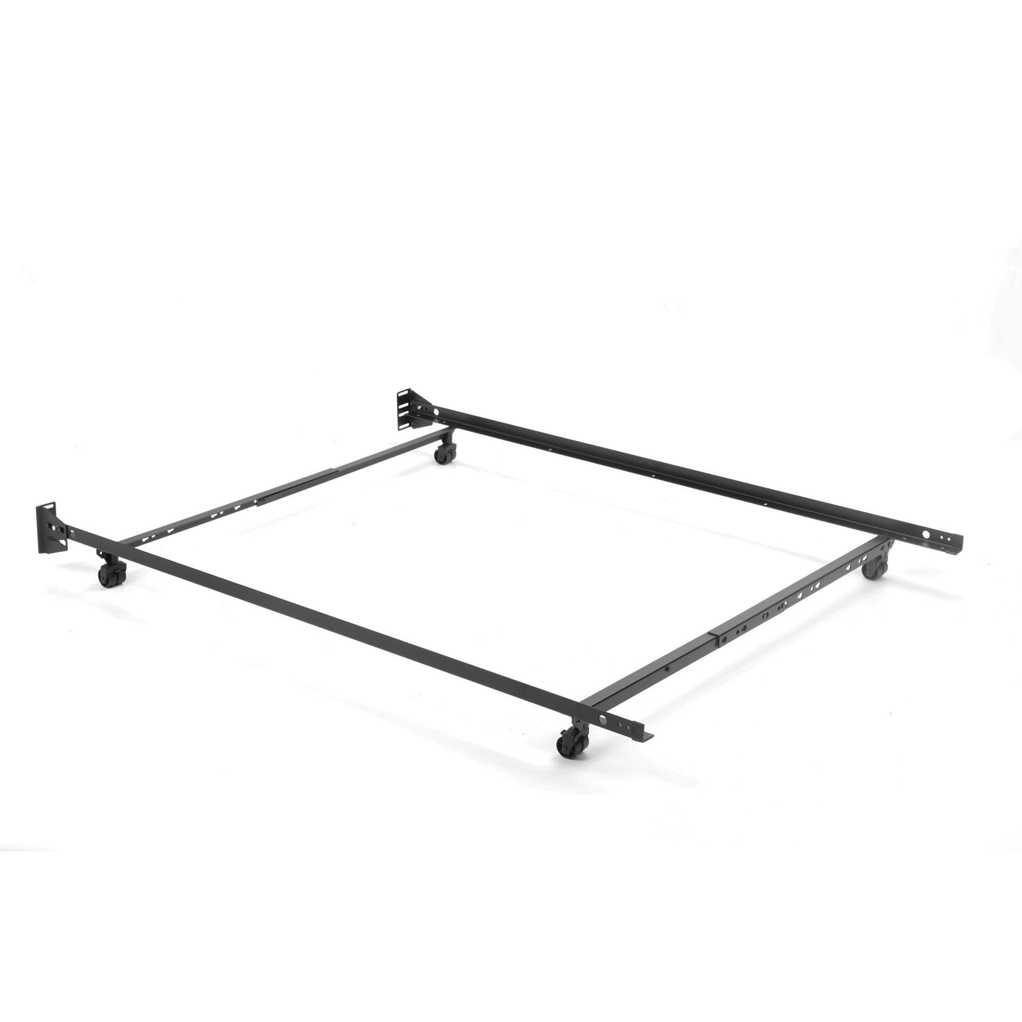 Keyhole bed deals frame assembly