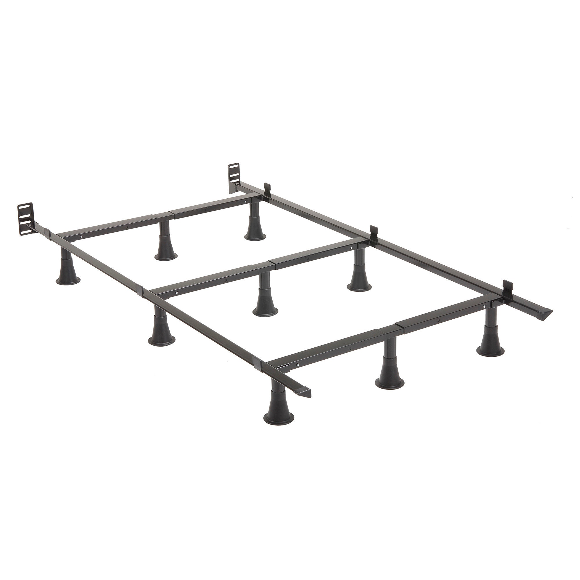 Bed steel legs top