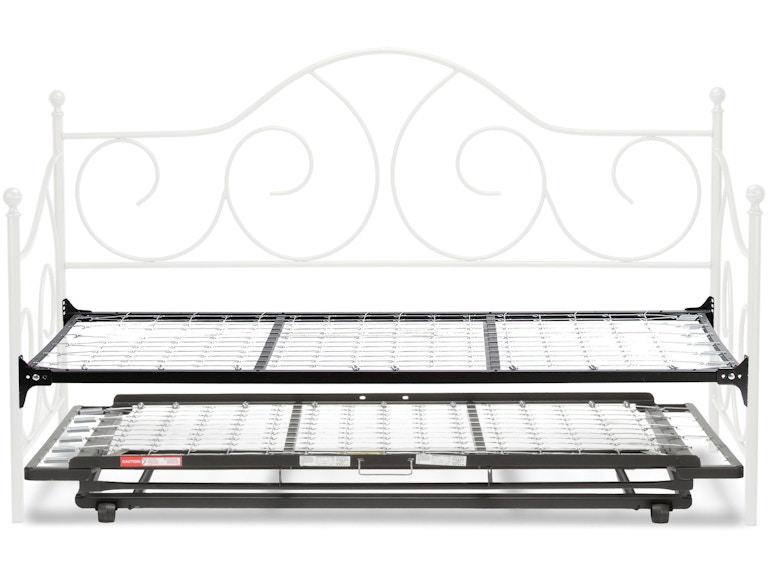 Leggett Platt Youth Caroline Complete Metal Daybed With Link Spring Support Frame And Pop Up Leggett And Platt Daybed With Trundle