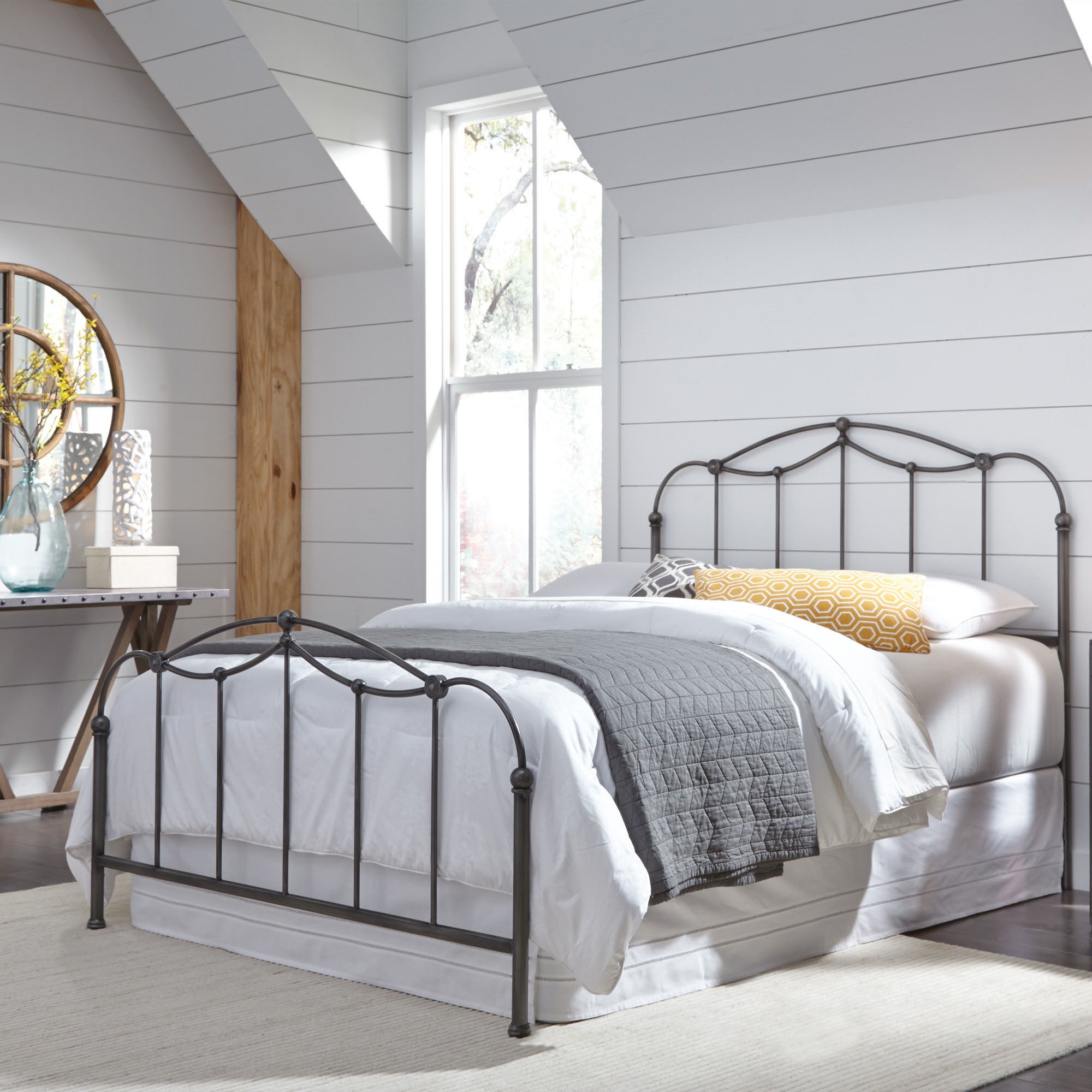 Leggett Platt Bedroom Braylen Metal Headboard And Footboard Bed