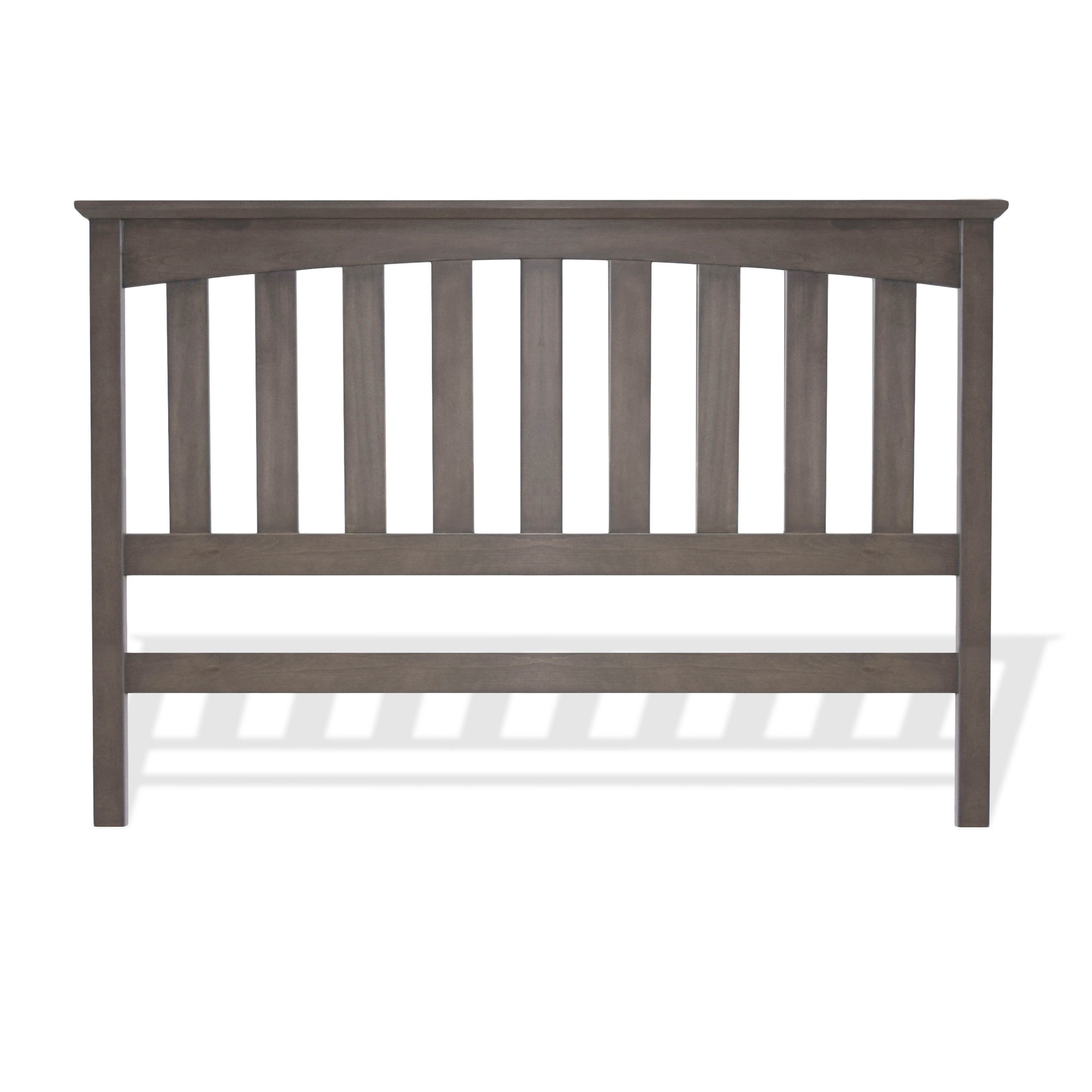 Leggett Platt Bedroom Hampton Wood Headboard Panel With Straight Spindles Beachwood Gray Finish