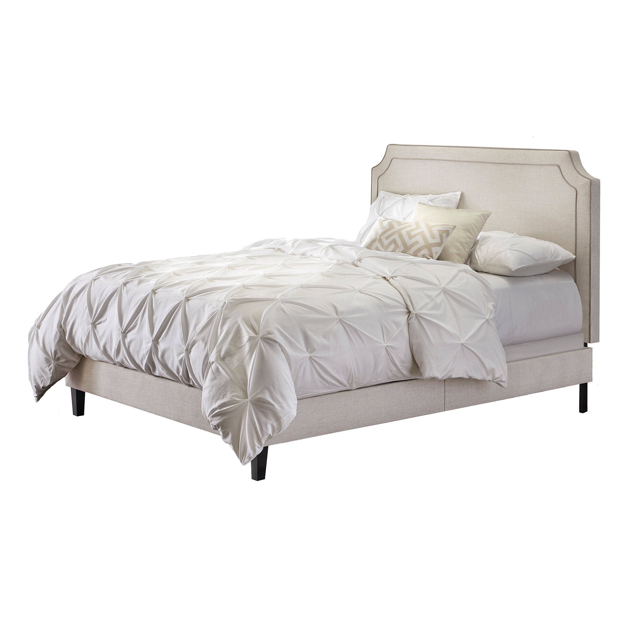 Leggett Platt Bedroom Messina Complete Upholstered Bed In A Box And Bedding Support System With