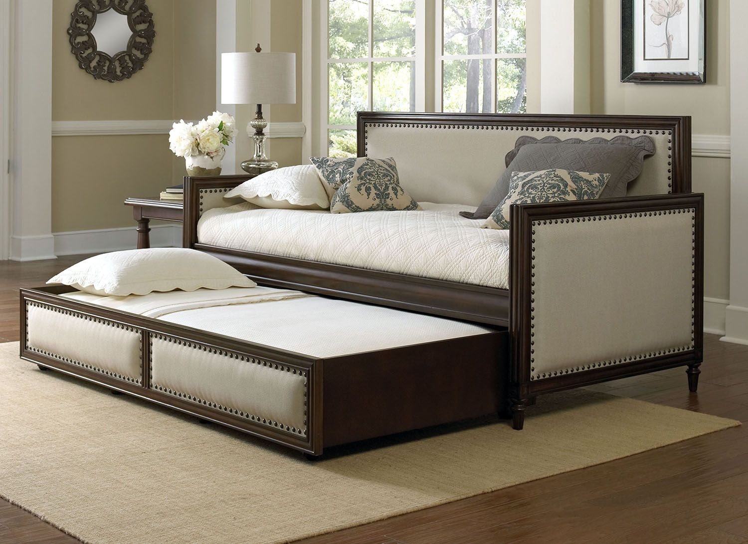 Espresso daybed with deals trundle