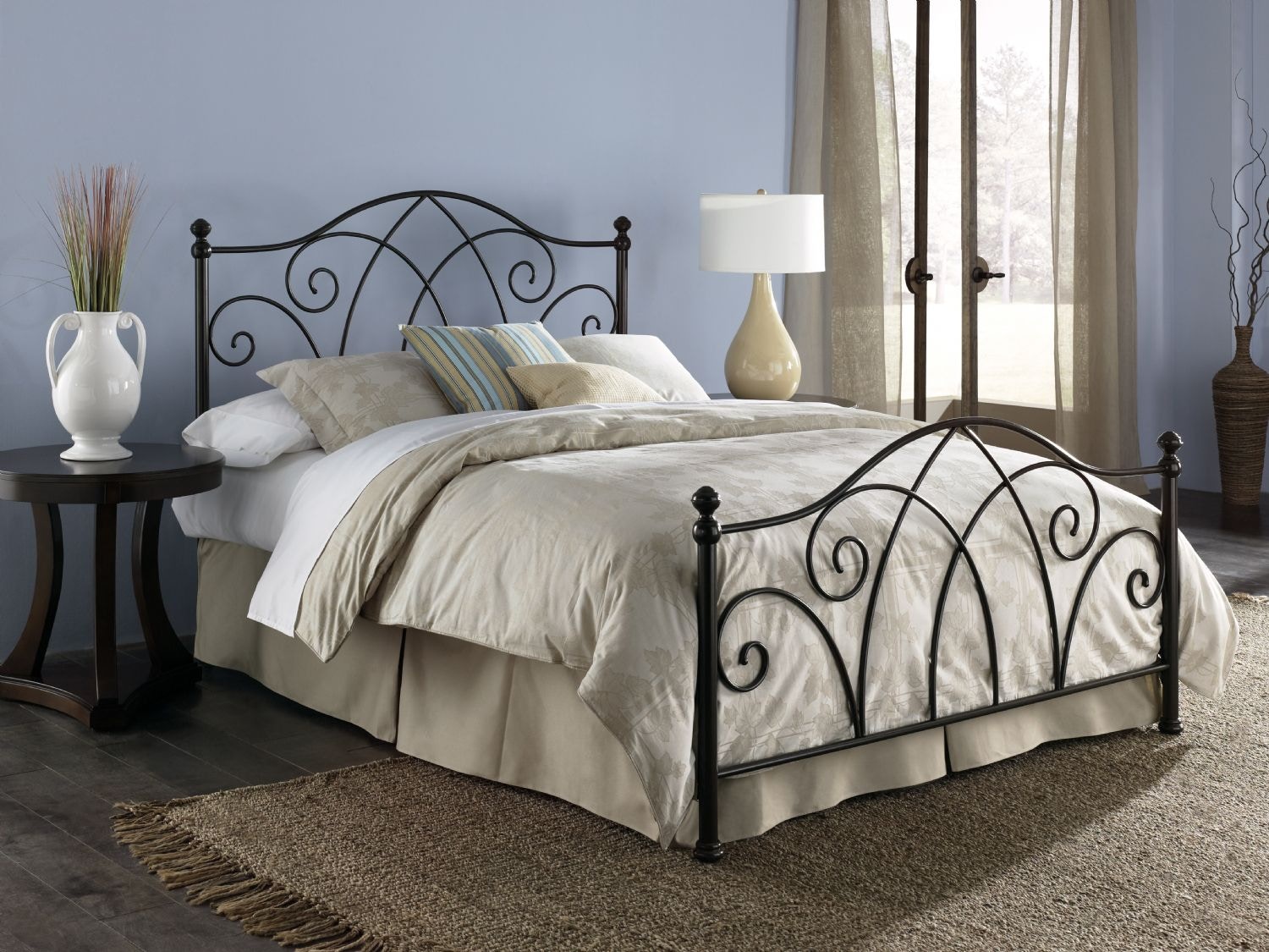 Bedding Support System Home Bedroom Furnitures Rails Mattresses Steel NEW 