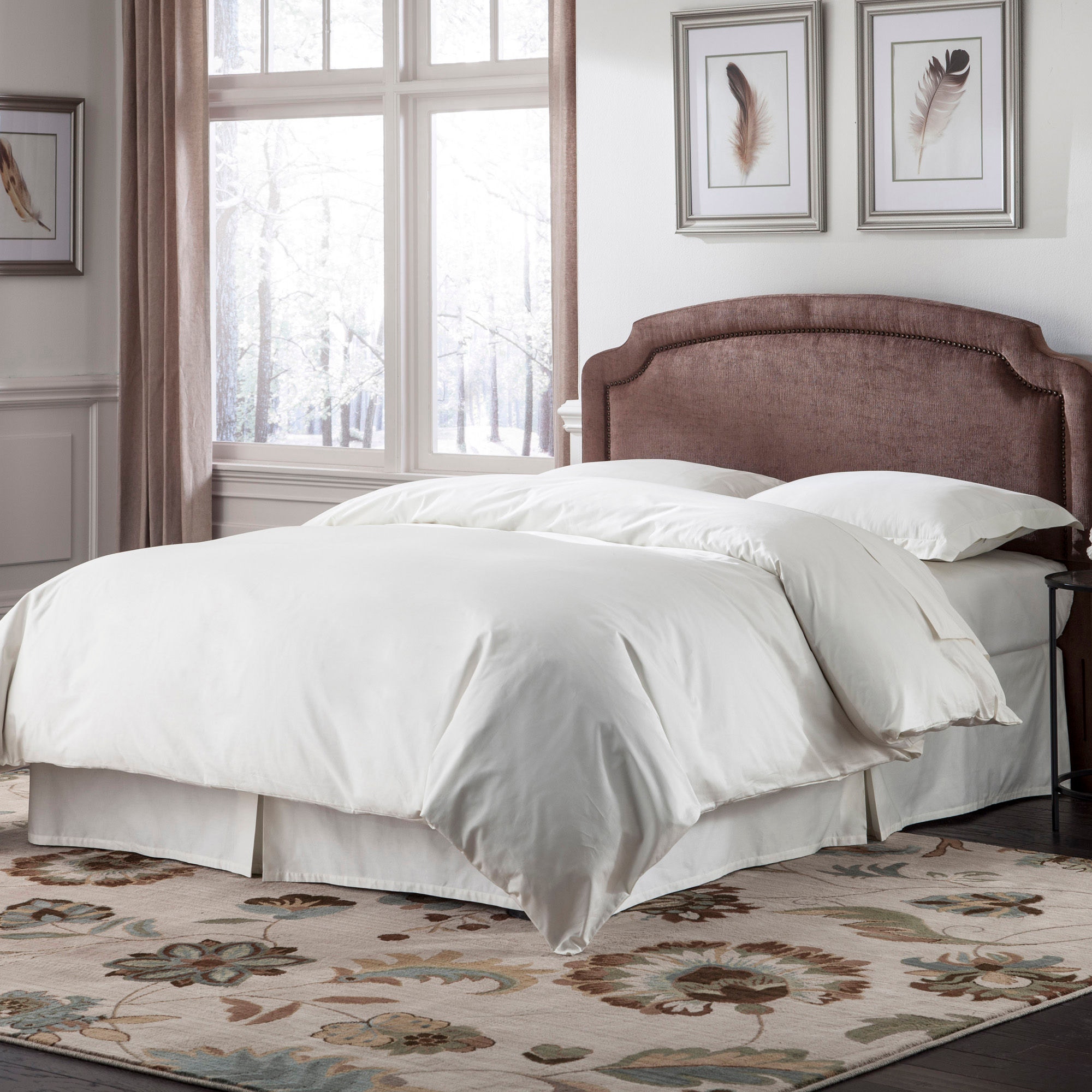 Leggett Platt Bedroom 3 Piece Ivory Duvet Cover With Shams King