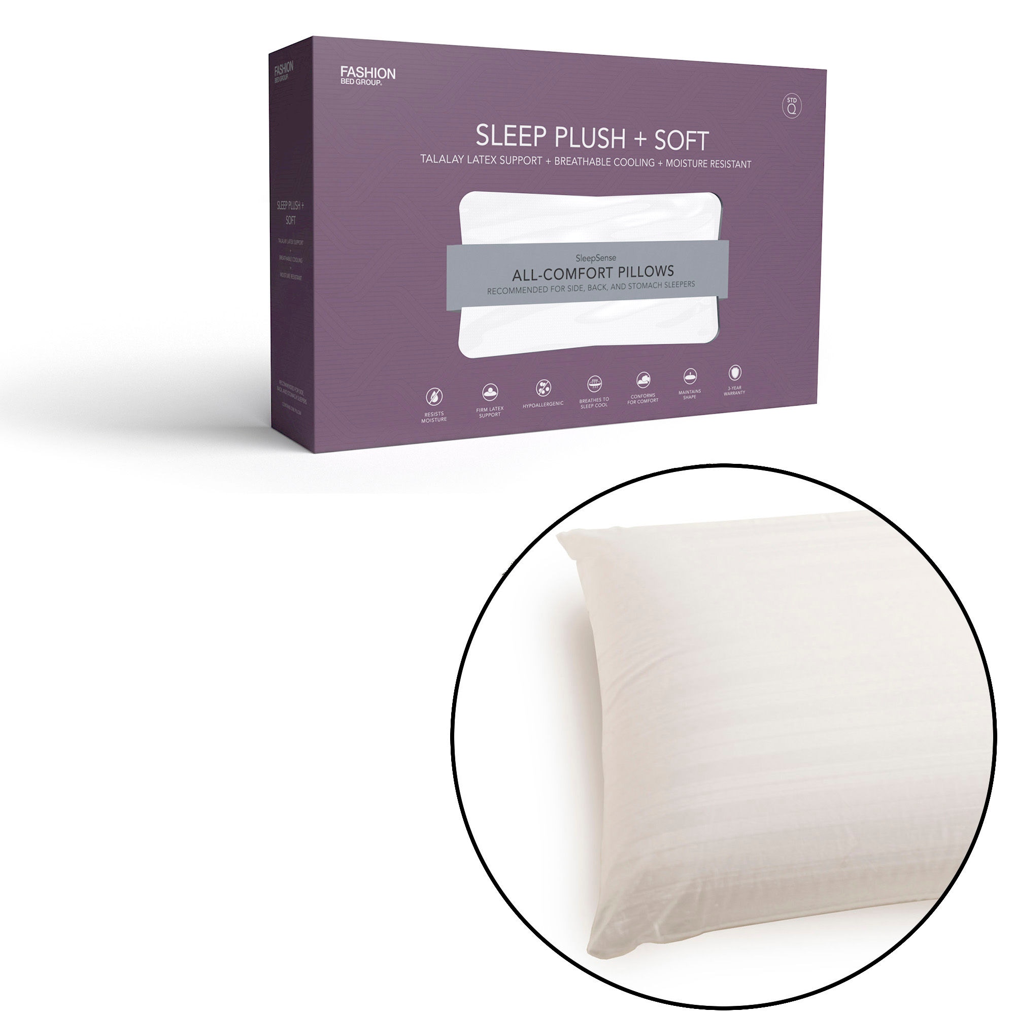 latex foam standard pillow