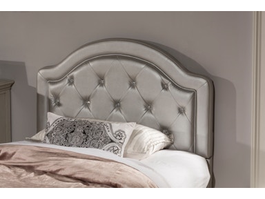 Hillsdale Furniture Karley Headboard - Twin - Silver Faux Leather 100947-102180