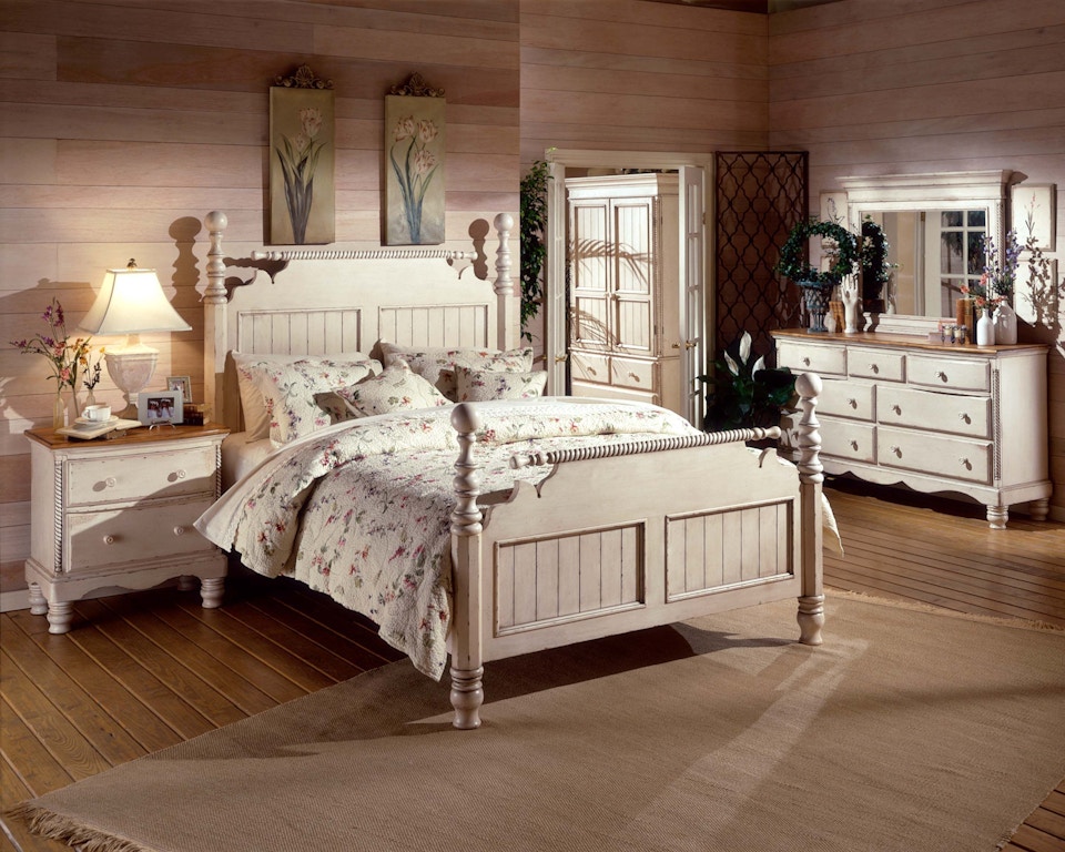 hillsdale furniture bedroom wilshire bed - king, rails