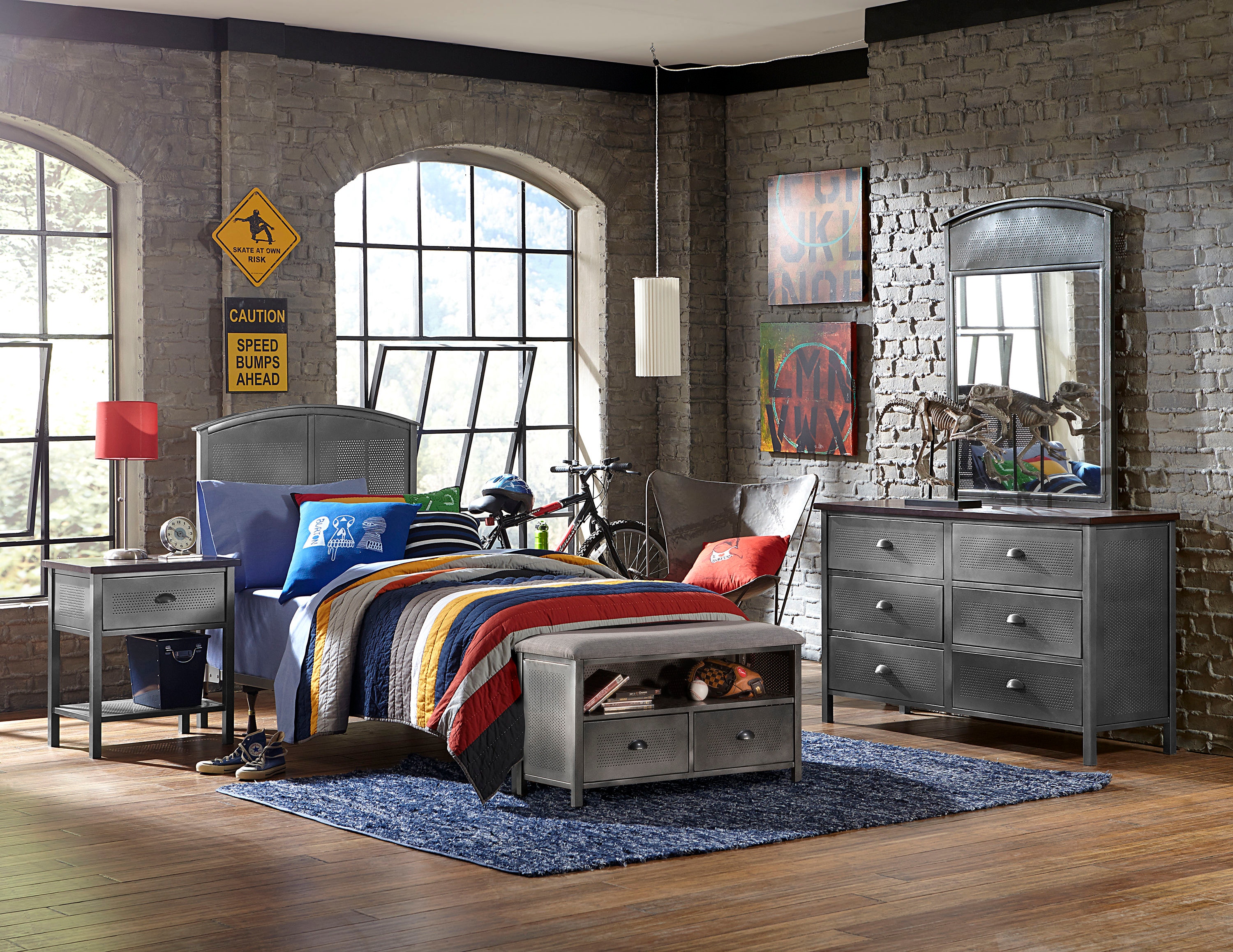 Twin size boy bedroom cheap set