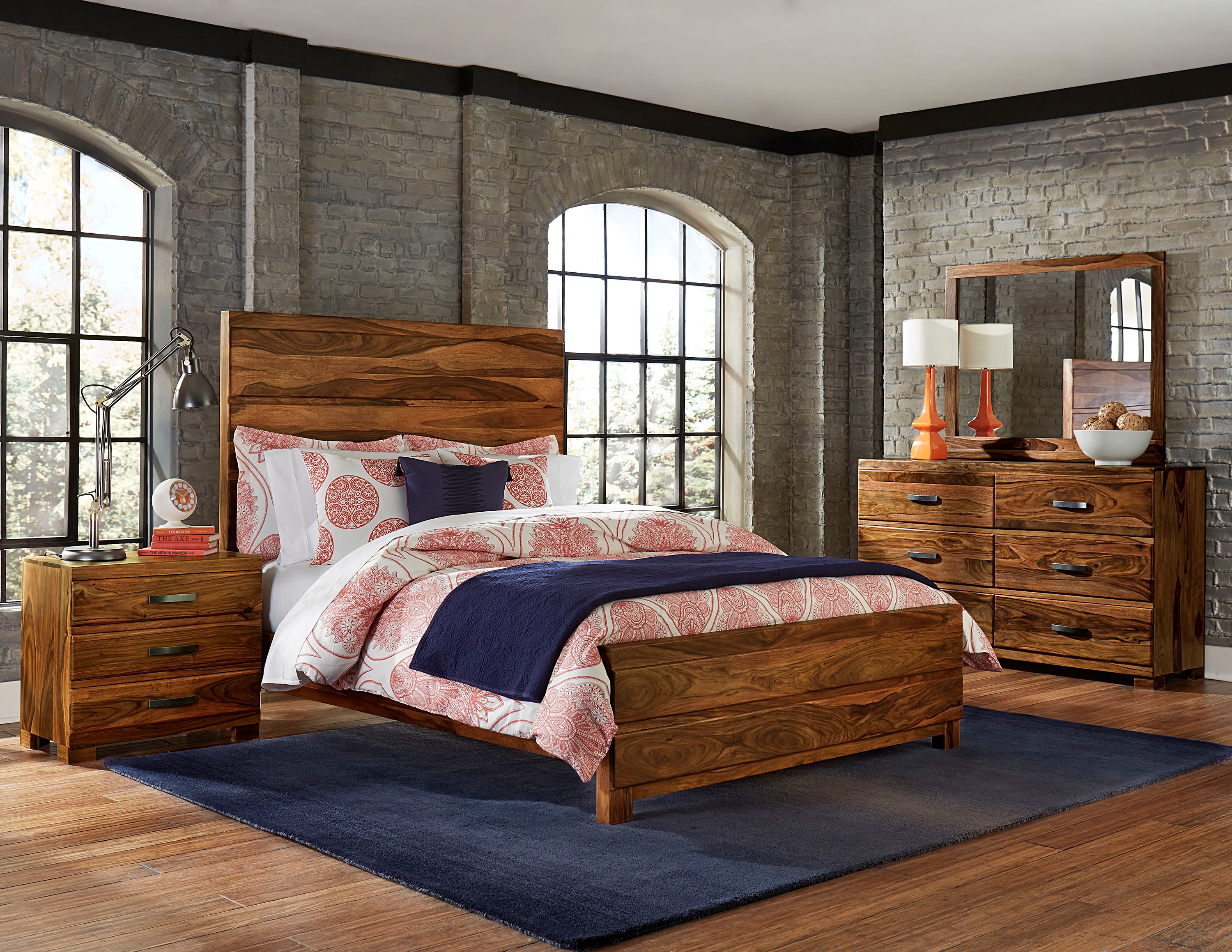 Wood bedroom deals sets queen