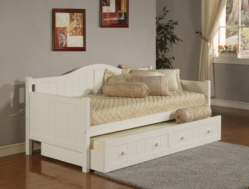 Hillsdale Furniture Bedroom Staci Daybed With Trundle White