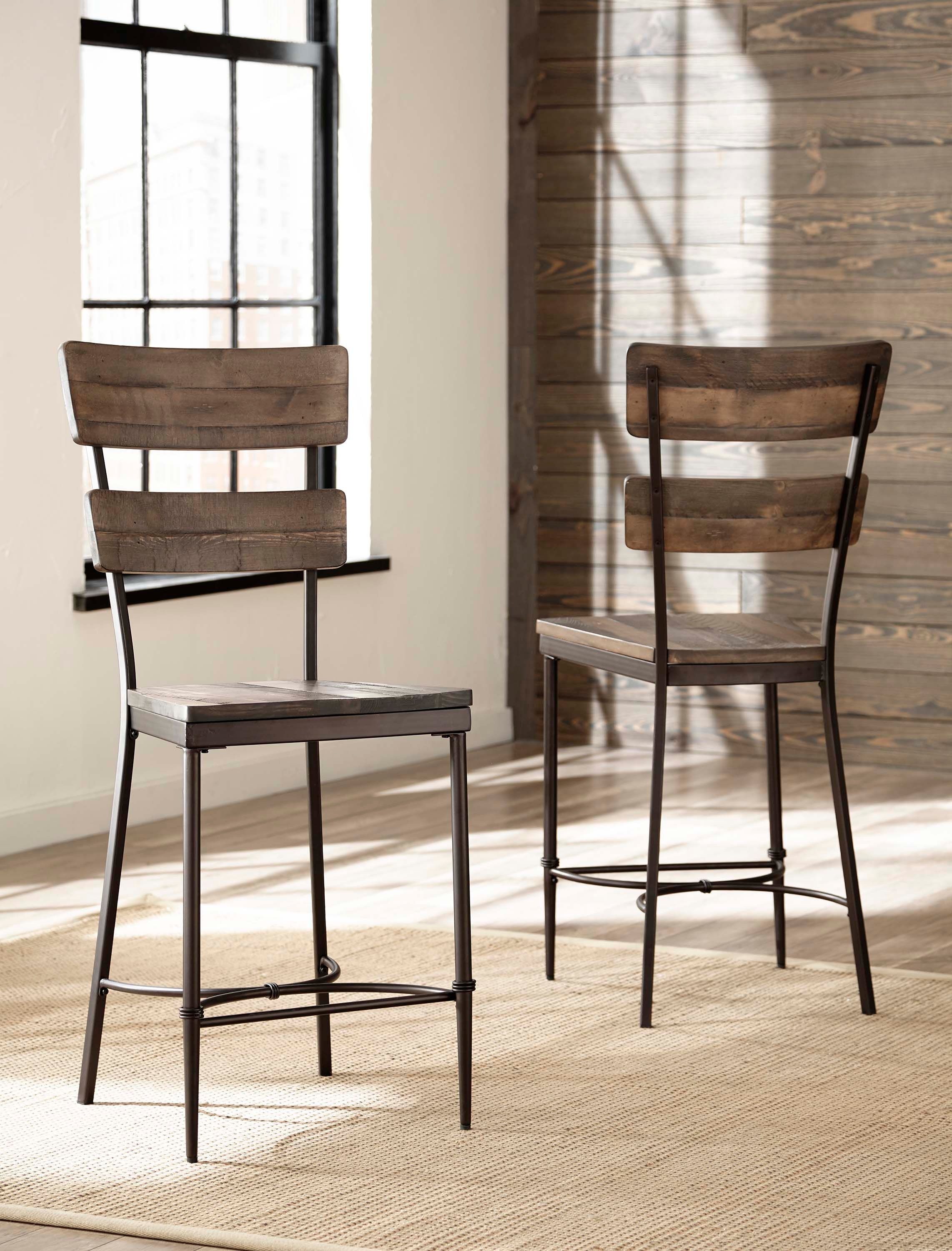 Non swivel bar discount stools with backs