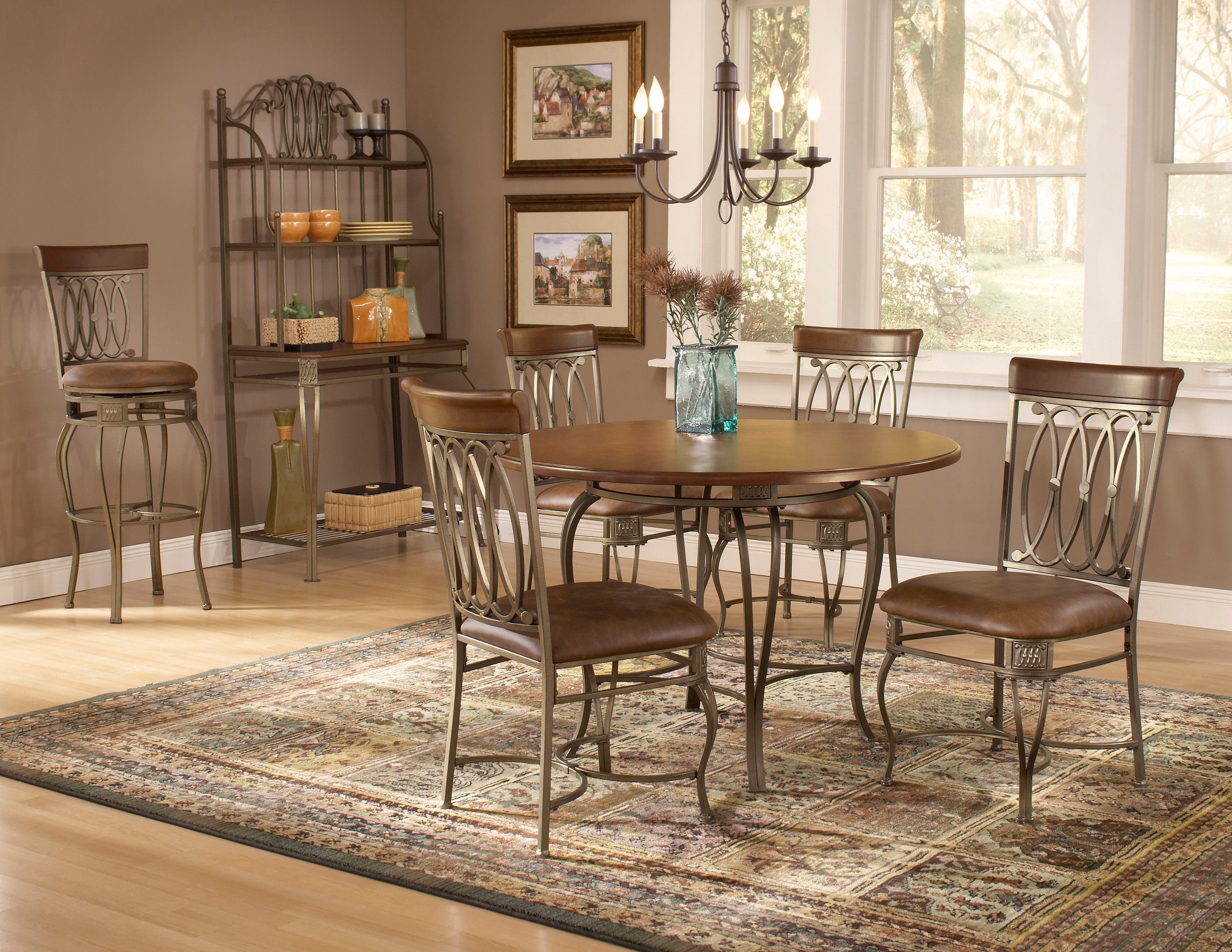 Hillsdale Furniture Casual Dining Montello 5 Piece Dining Set